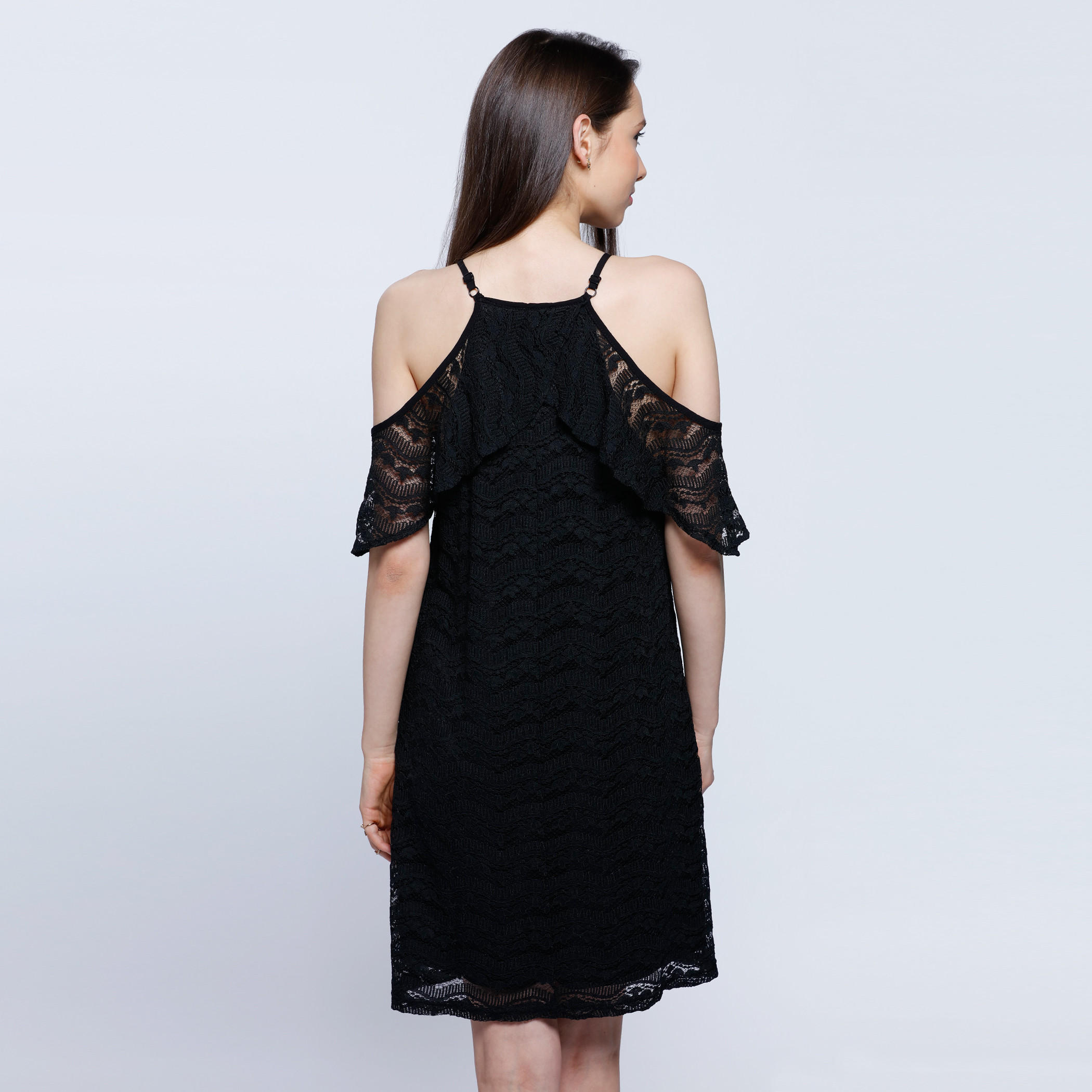 Cold Shoulder Lace Dress-women-clothing-dresses-image-4