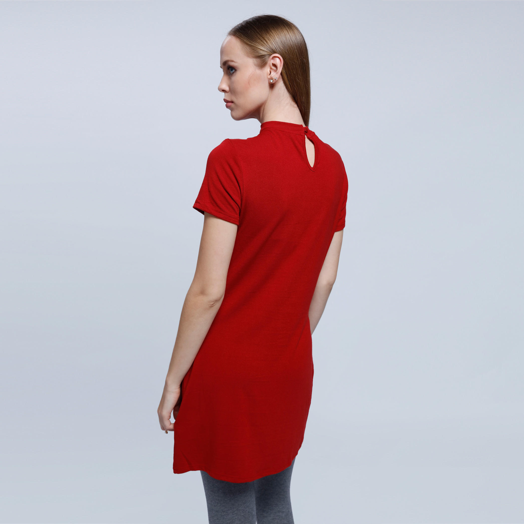 2Xtremz Front Slit Top with Choker Neck-women-clothing-shirtsandblouses-blouses-image-4