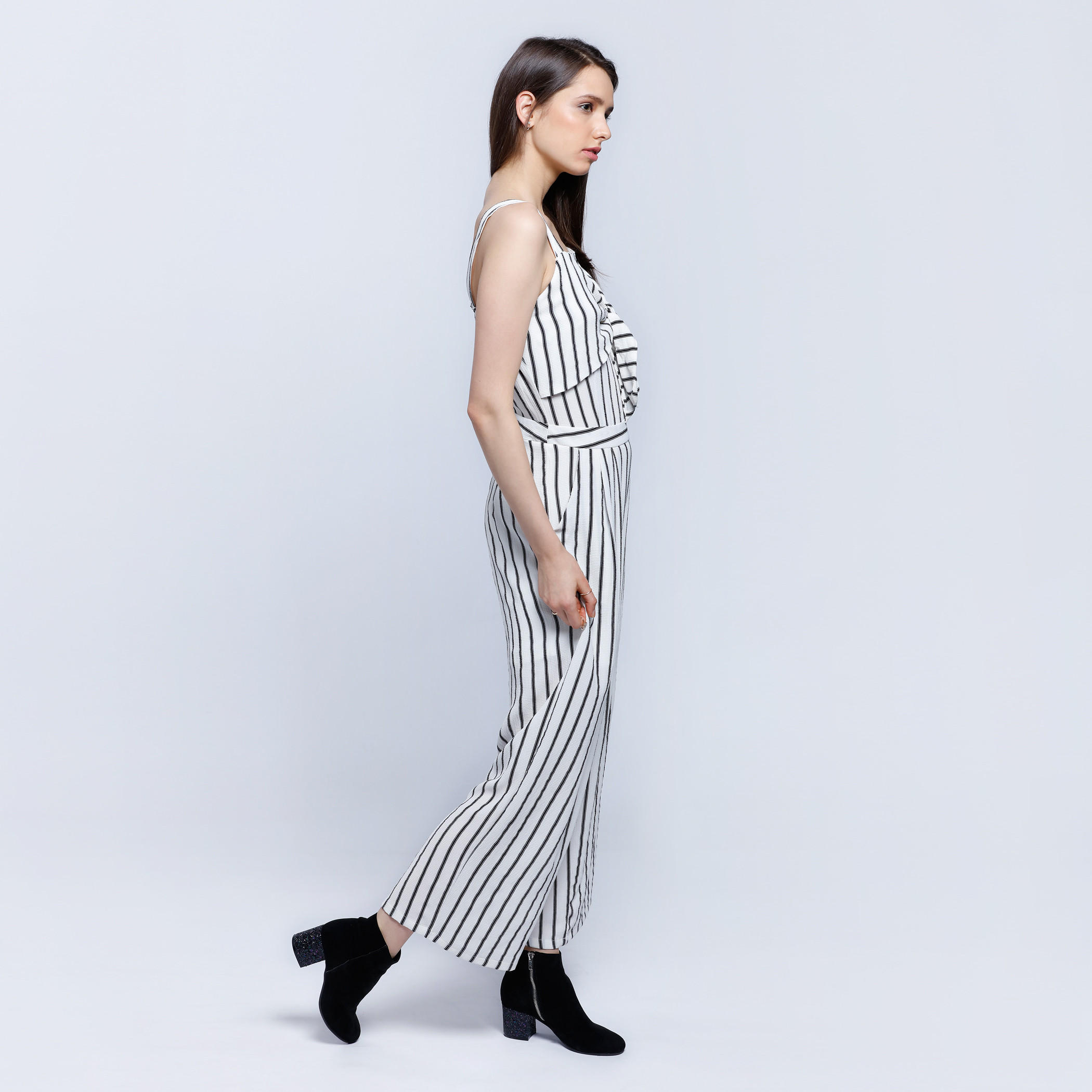Vertical Stripe Tie Up Maxi Dress-women-clothing-dresses-image-3