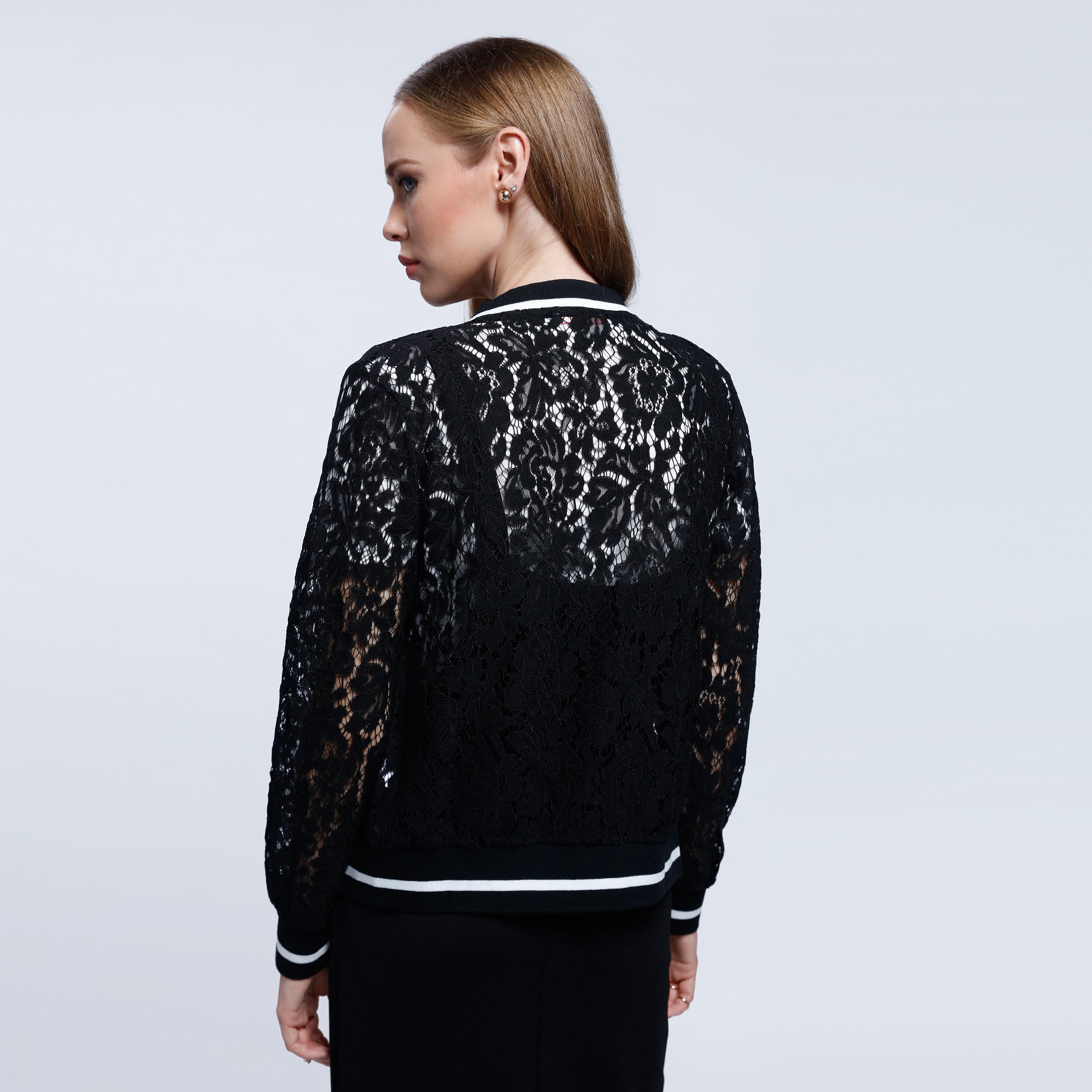 2Xtremz Lace Jacket with Zip Closure-women-winterwear-coatsandjackets-jackets-image-4
