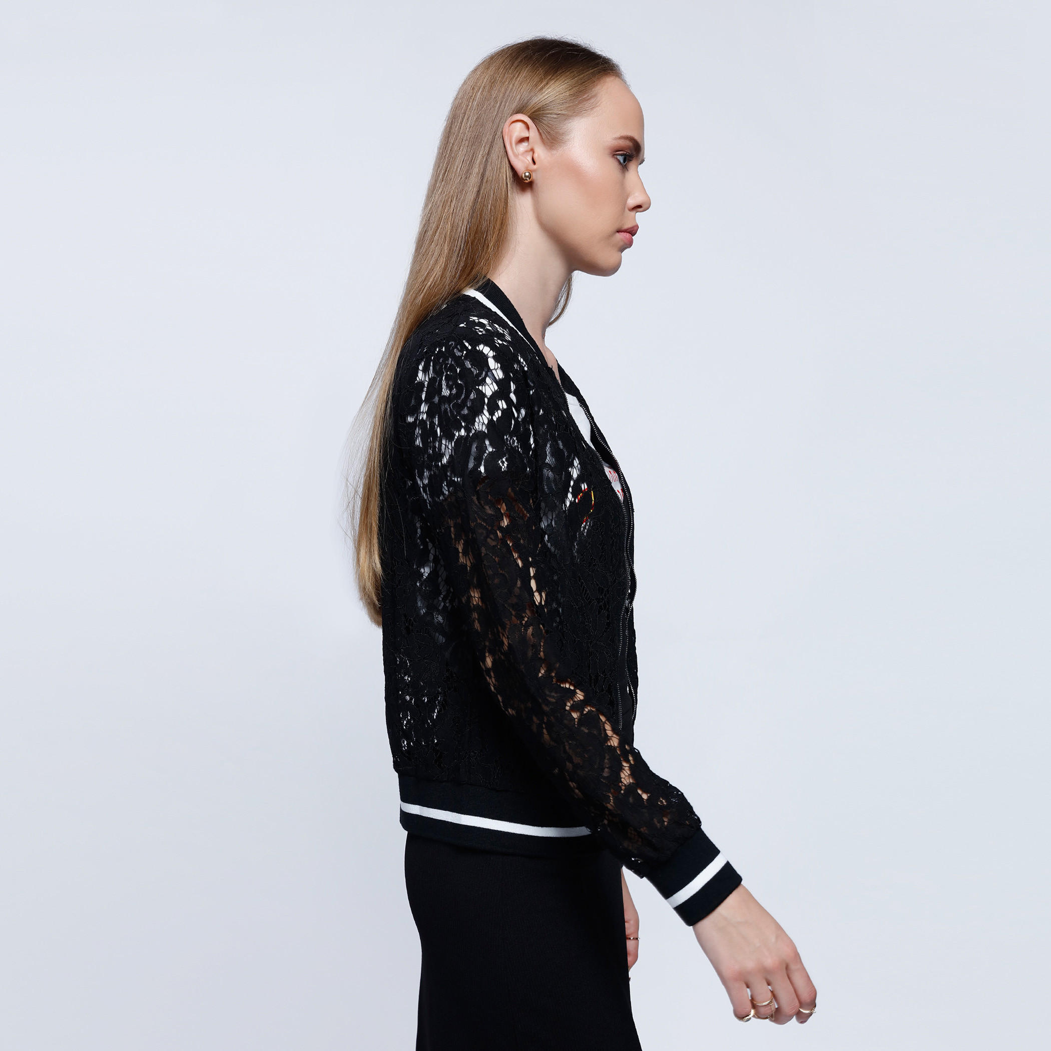 2Xtremz Lace Jacket with Zip Closure-women-winterwear-coatsandjackets-jackets-image-3