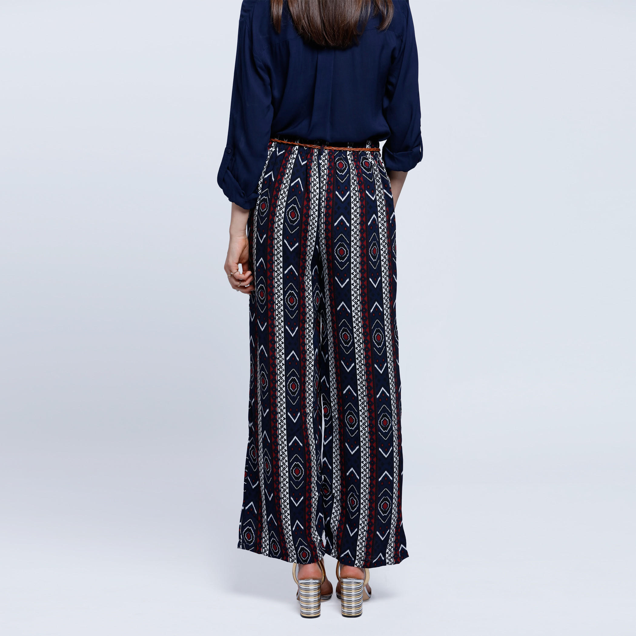 Printed Palazzo Pants with Belt-women-clothing-bottoms-trousers-image-4