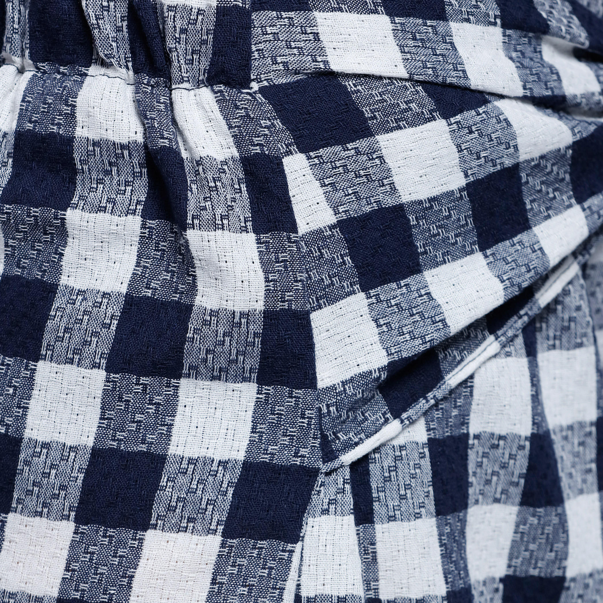 Tie Up Gingham Print Skirt-women-clothing-bottoms-skirts-image-4
