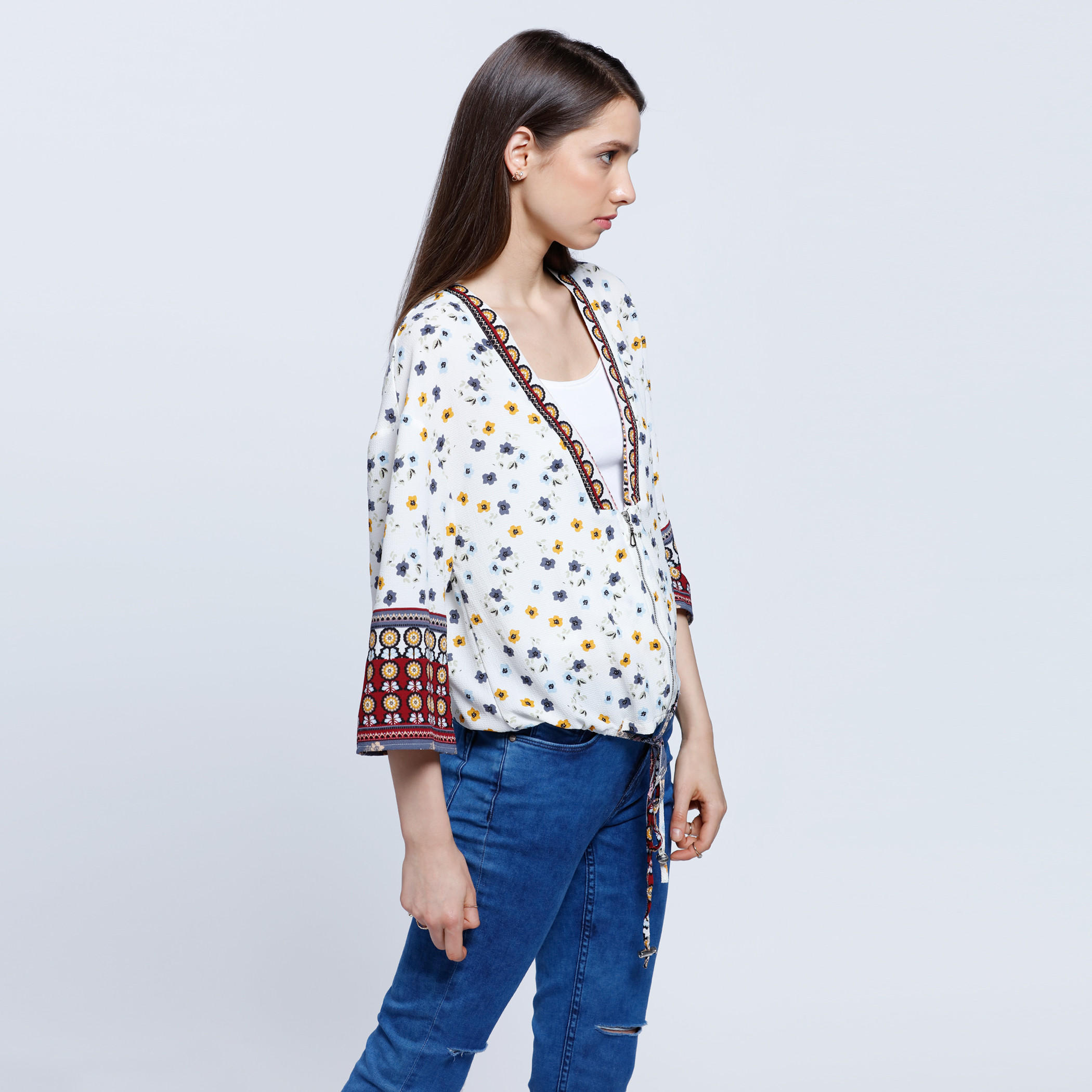 Boho Top with V-neck-women-clothing-shirtsandblouses-blouses-image-3