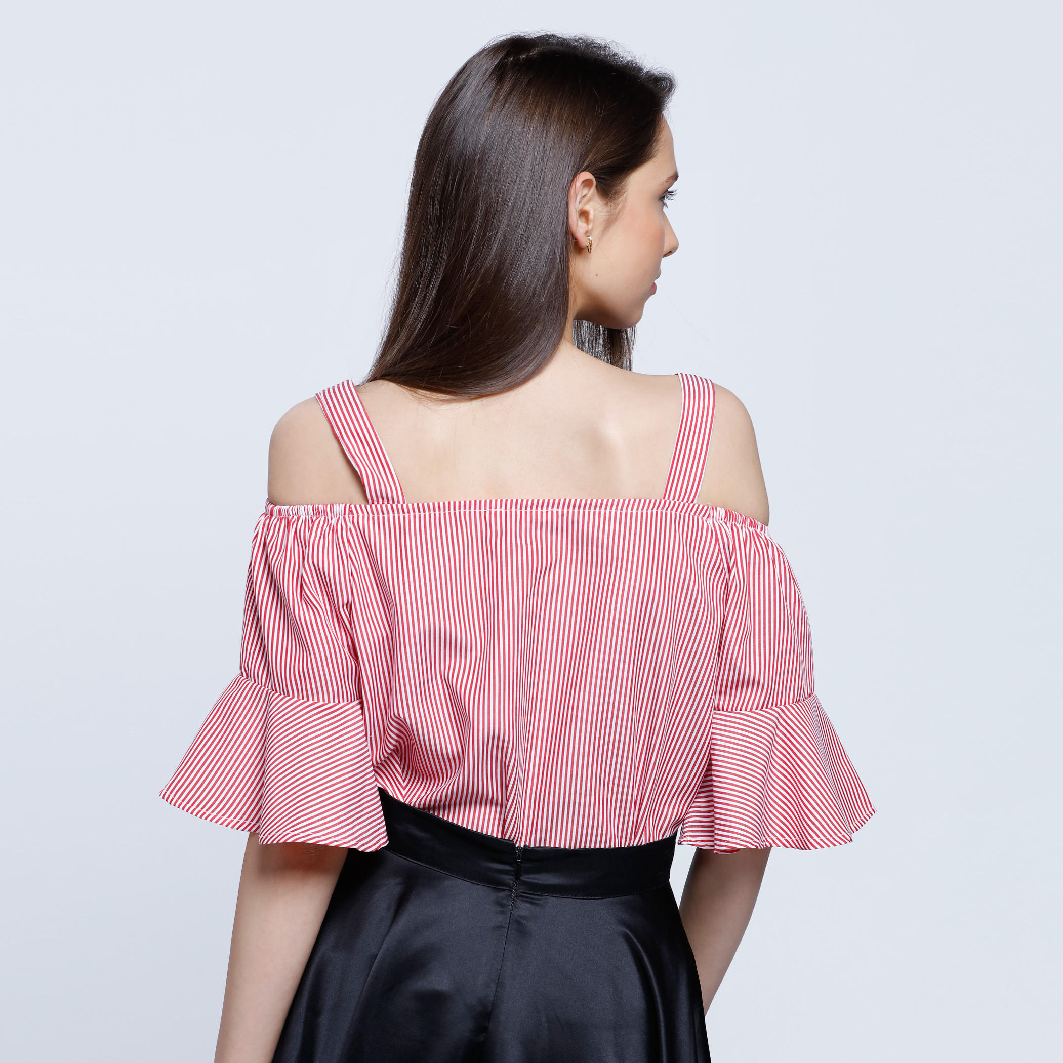Off Shoulder Yarn Dye Strappy Top-women-clothing-shirtsandblouses-blouses-image-2