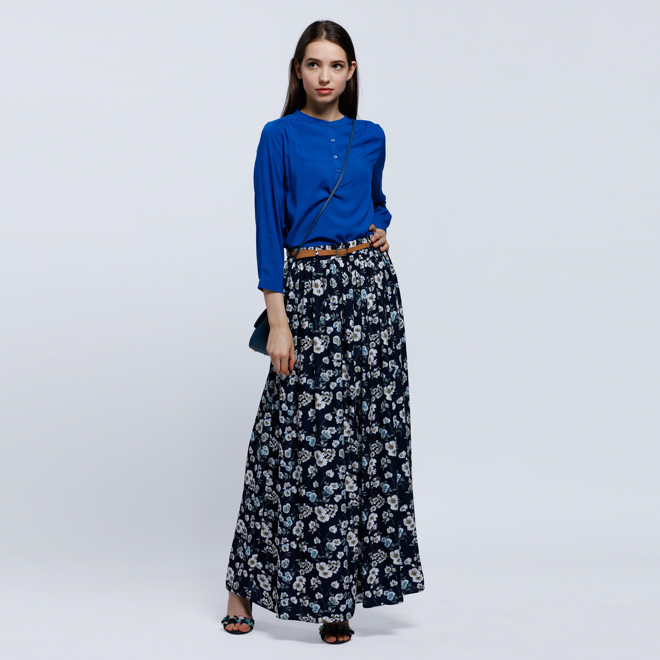 2Xtremz Printed Maxi Skirt with Elasticised Waistband-women-clothing-bottoms-skirts-image-5