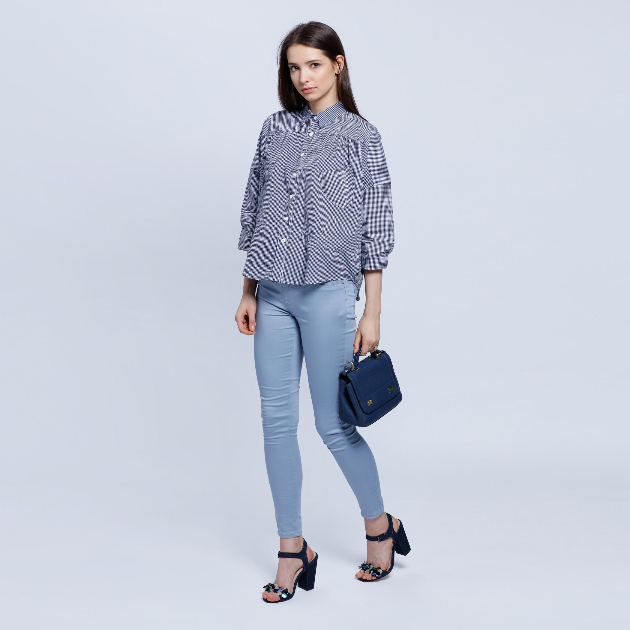 2Xtremz Gingham Chequered Shirt-women-clothing-shirtsandblouses-blouses-image-1