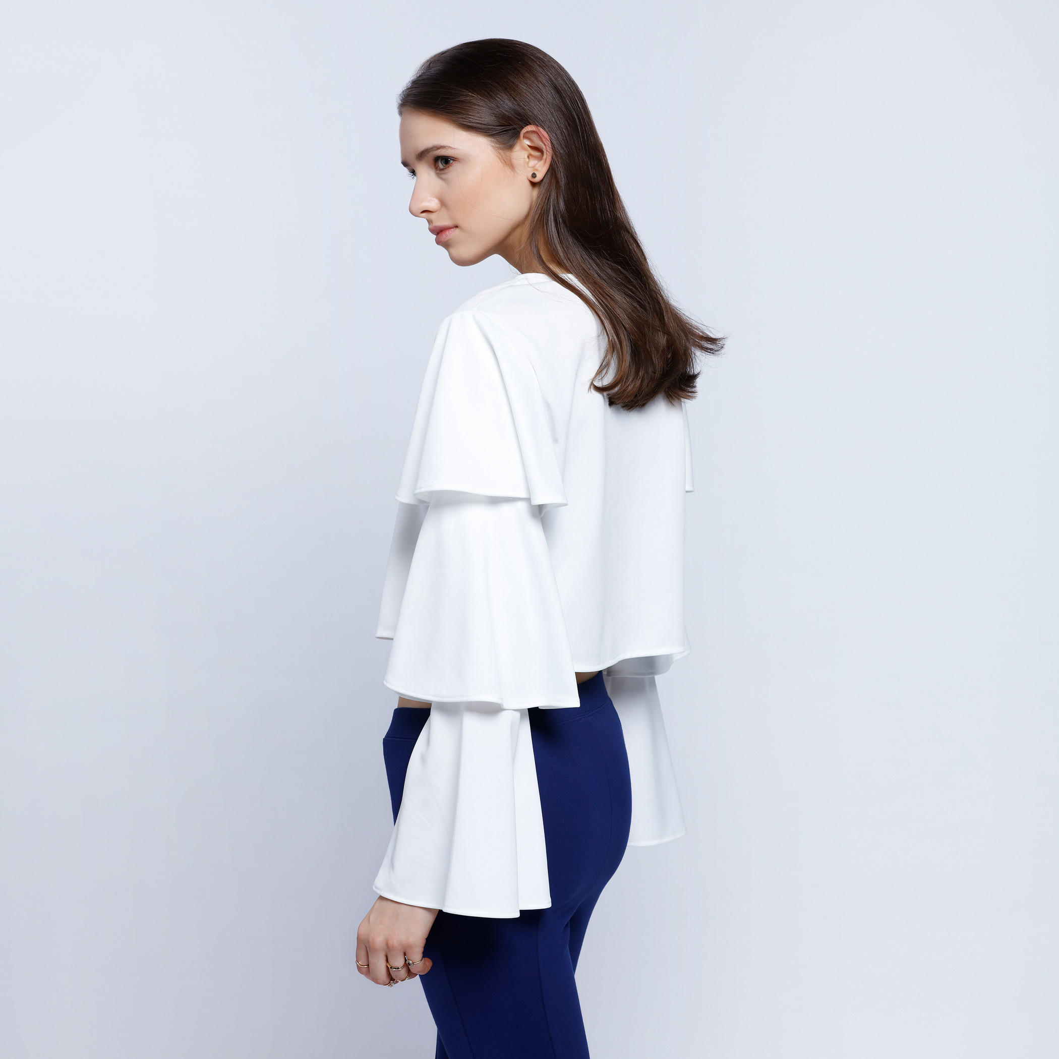 2Xtremz Front Tie Up Top with Tiered Sleeves-women-clothing-shirtsandblouses-blouses-image-3