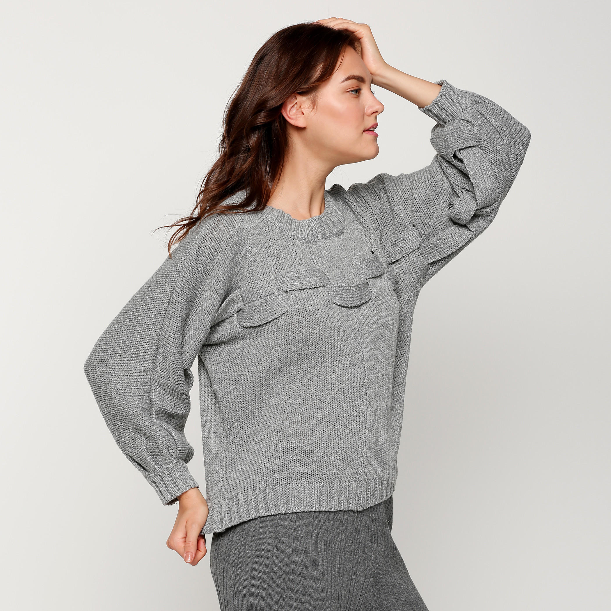 كنزة بياقة مستديرة وأكمام طويلة-women-clothing-cardigansandjumpers-jumpers-image-3