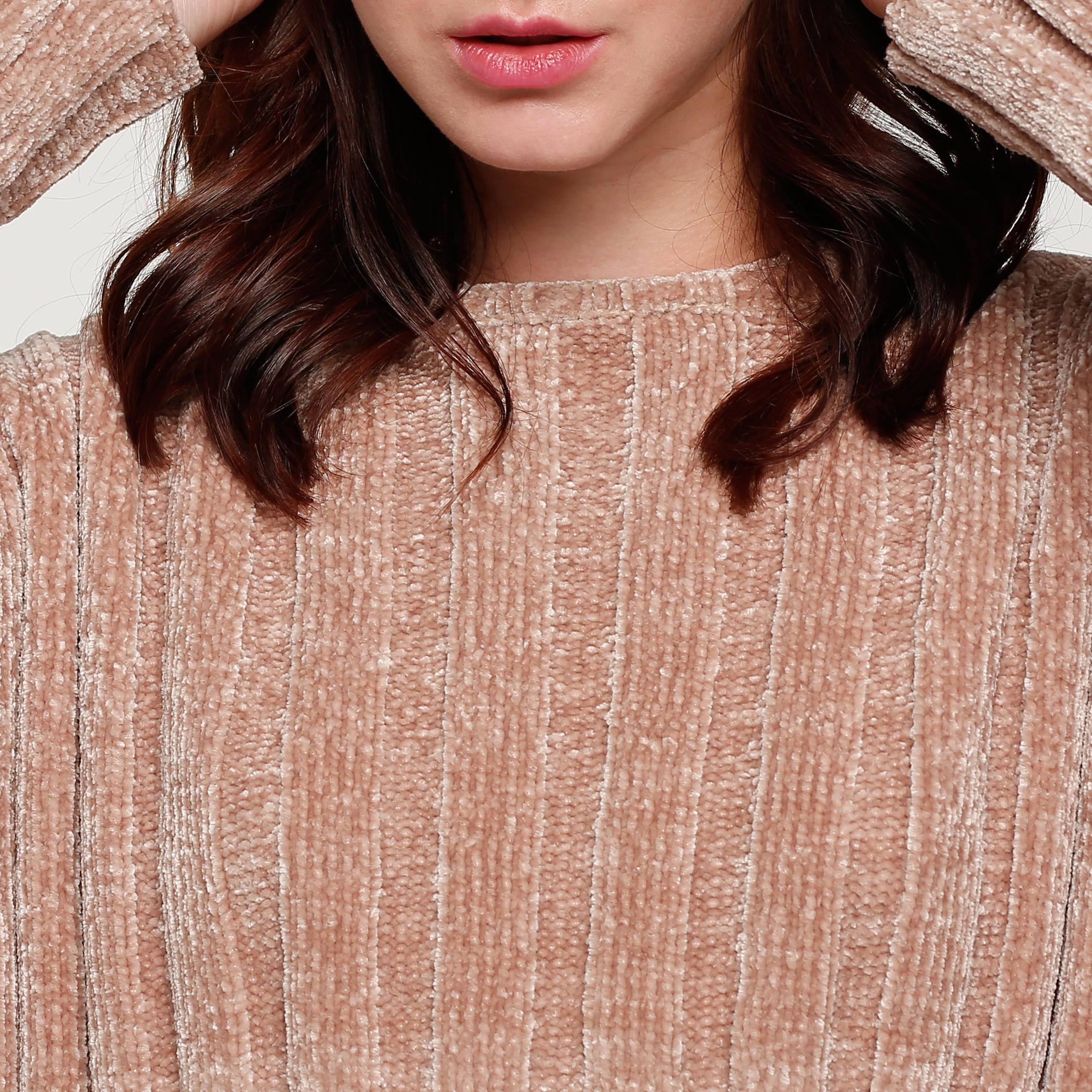 كنزة بارزة الملمس بأكمام طويلة-women-clothing-cardigansandjumpers-jumpers-image-4