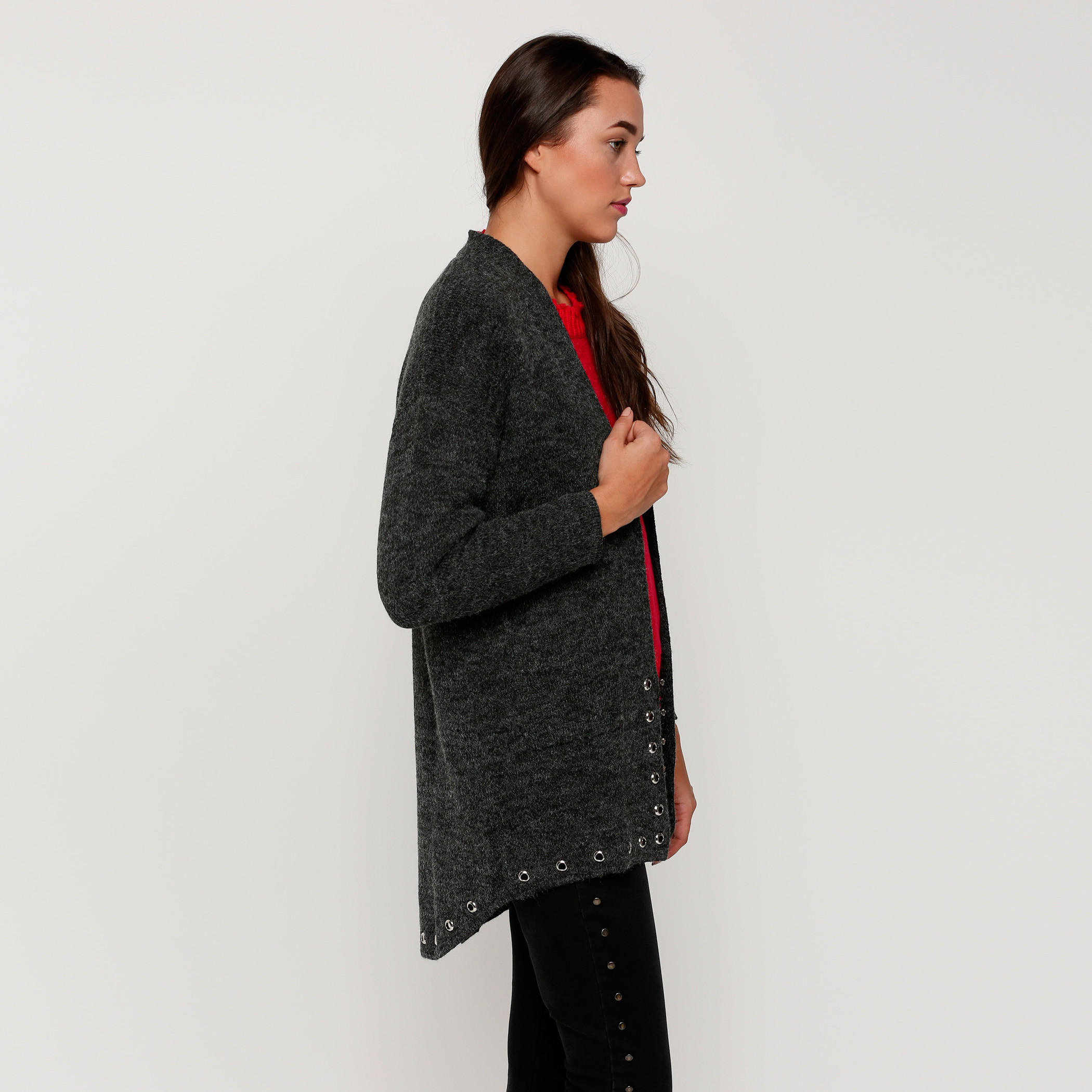 سترة كارديجن مزينة بحلقات تثبيت صغيرة طويلة الأكمام-women-winterwear-cardigansandjumpers-cardigans-image-3
