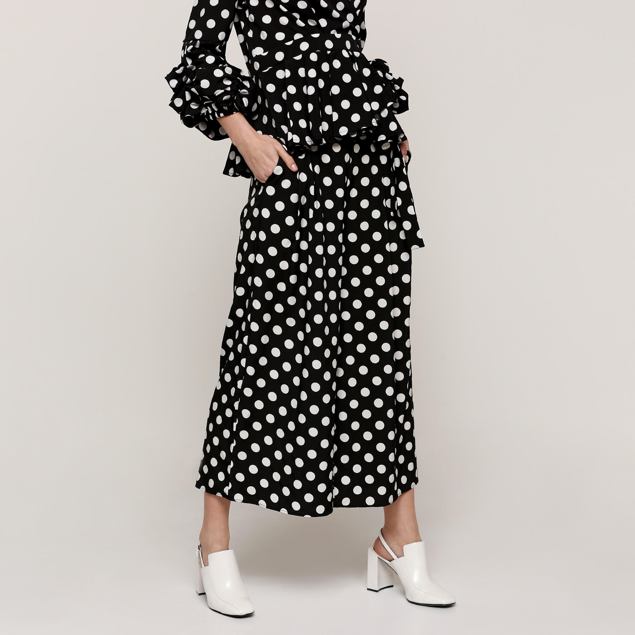 Printed Culottes with Pocket and Tie-Up Detail-women-clothing-bottoms-trousers-image-1