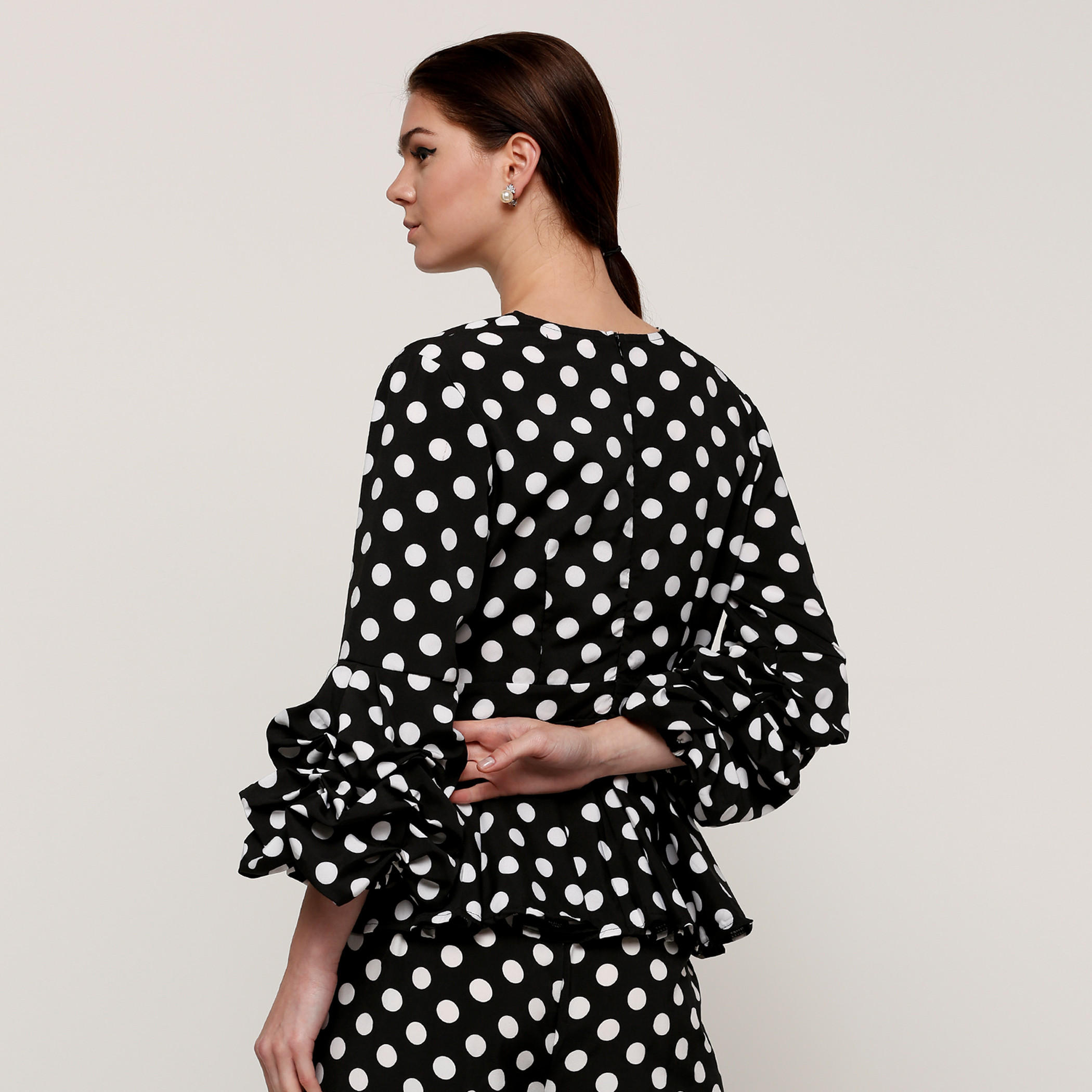 Printed Peplum Top with Long Sleeves-women-clothing-shirtsandblouses-blouses-image-2