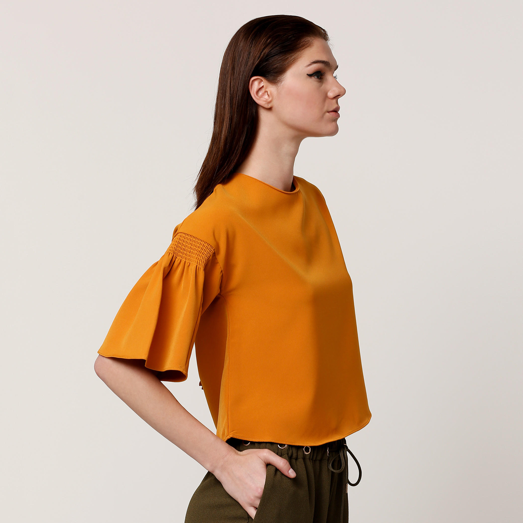 Top with Flared Sleeves and Tie up Closure-women-clothing-shirtsandblouses-blouses-image-3