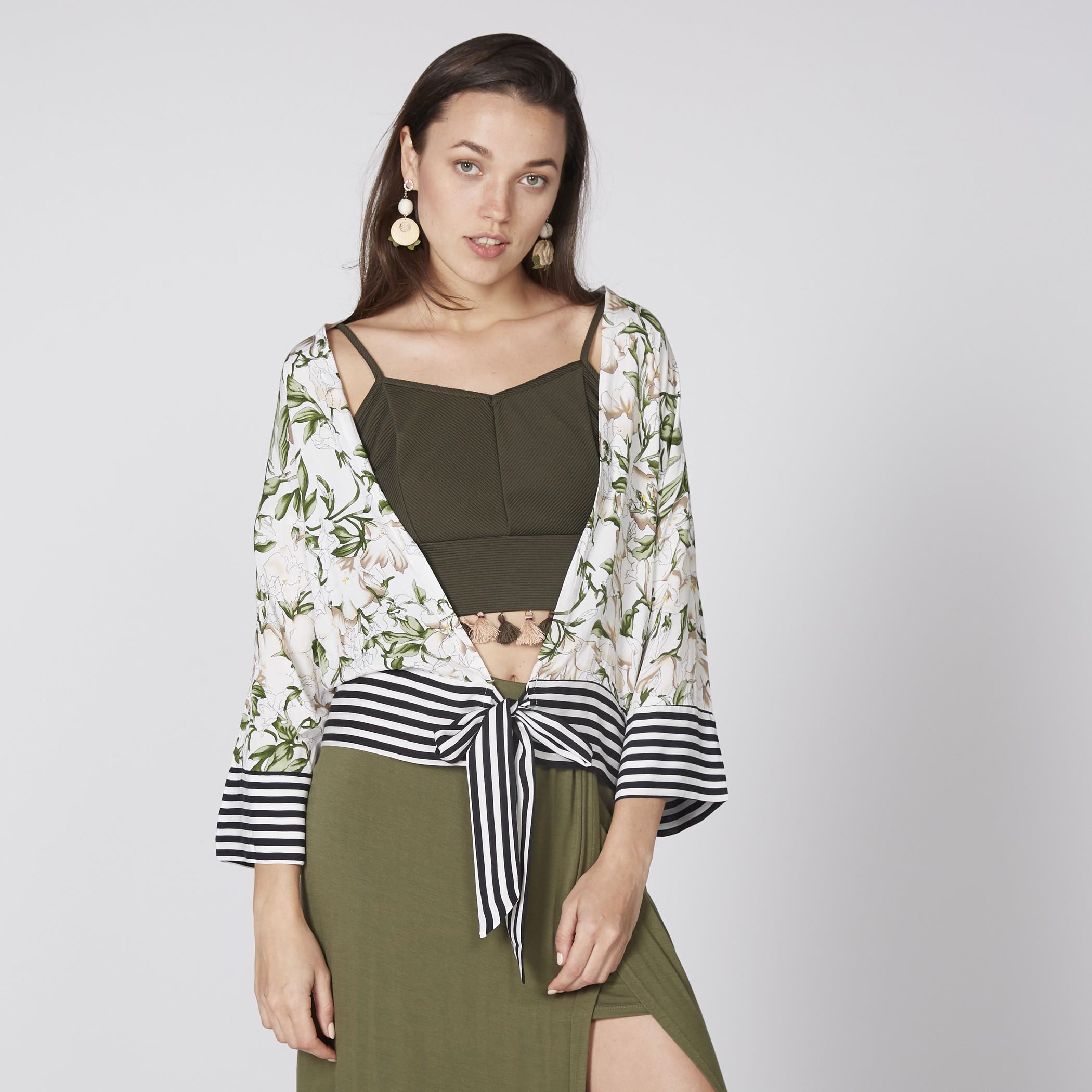 سترة بأكمام طويلة ورباط مزيّنة طبعات-women-winterwear-cardigansandjumpers-cardigans-image-1