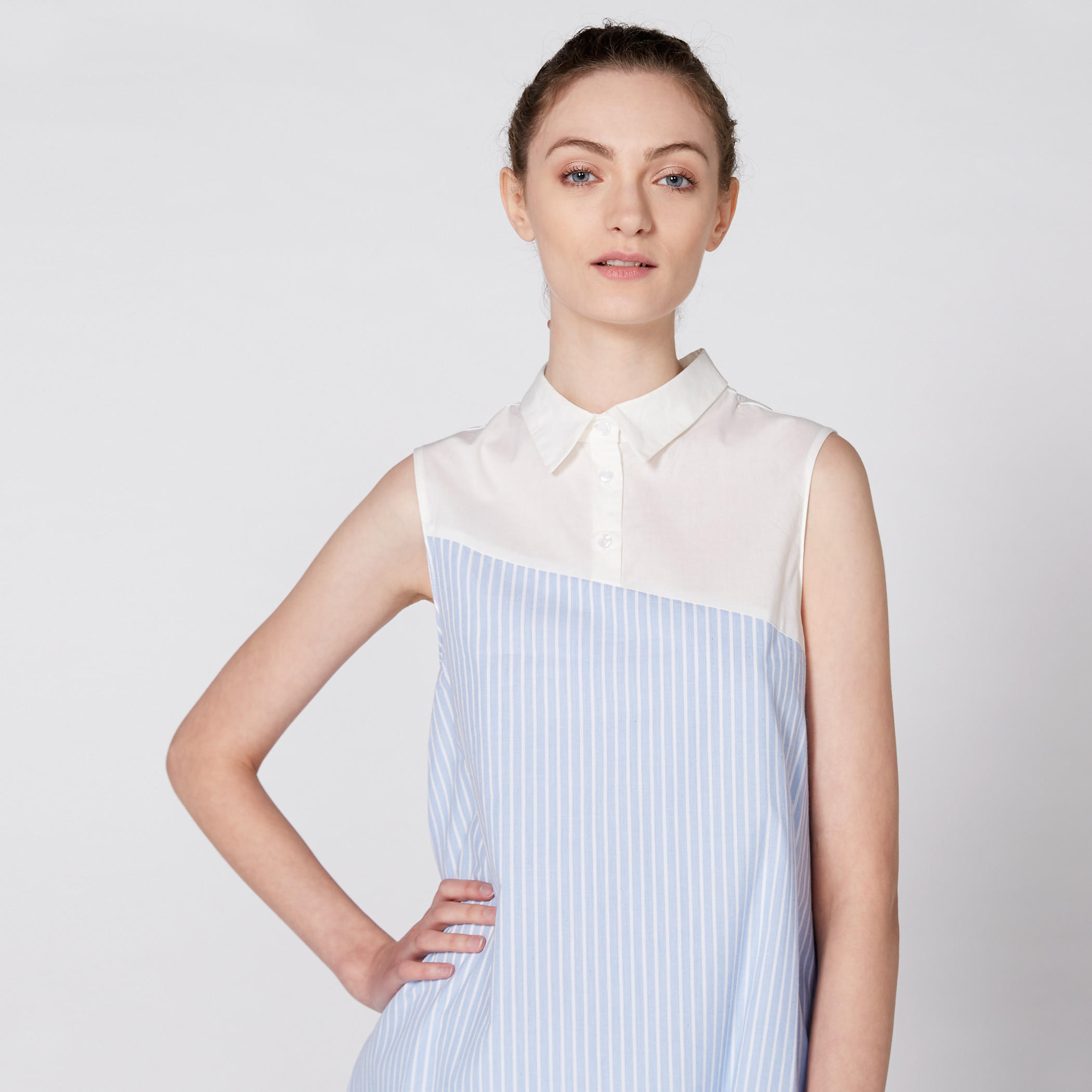 تونيك مقلّم دون أكمام-women-clothing-shirtsandblouses-shirts-image-2