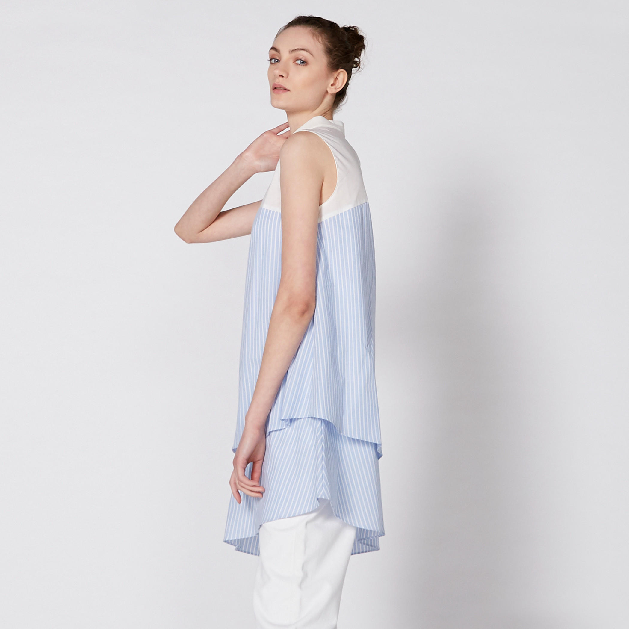 تونيك مقلّم دون أكمام-women-clothing-shirtsandblouses-shirts-image-4