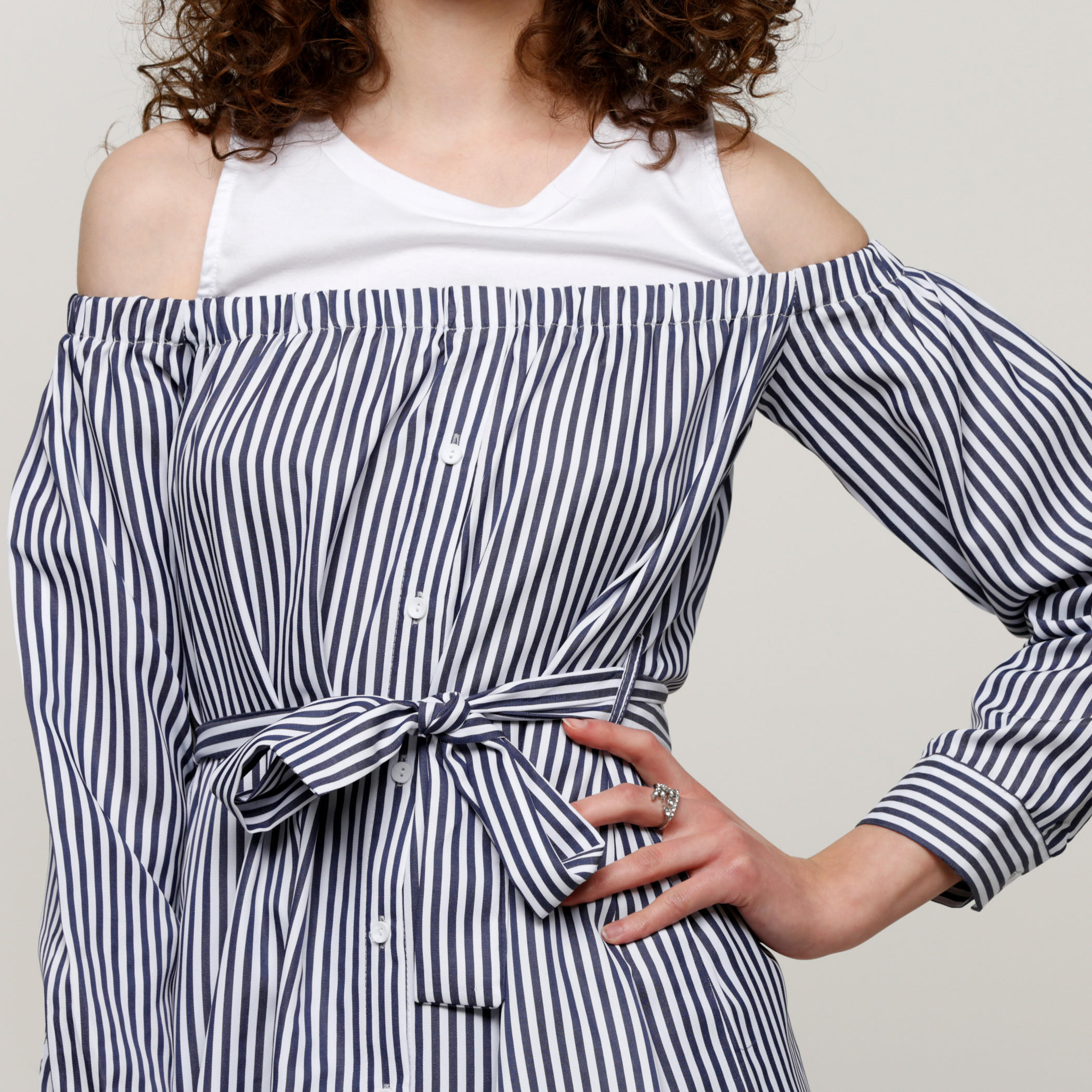 تونيك مقلّم بحوّاف متفاوتة الطول-women-clothing-shirtsandblouses-blouses-image-2