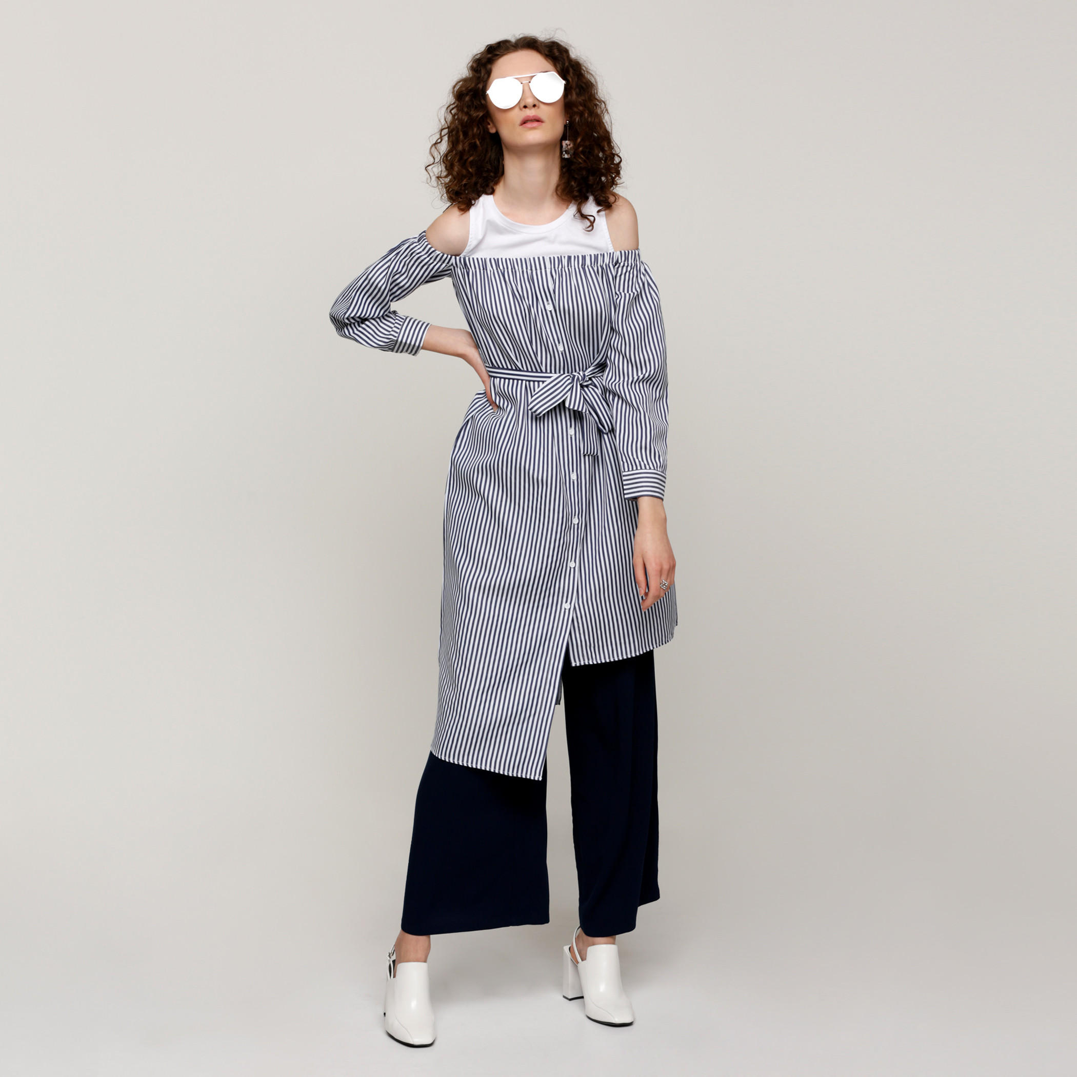 تونيك مقلّم بحوّاف متفاوتة الطول-women-clothing-shirtsandblouses-blouses-image-1