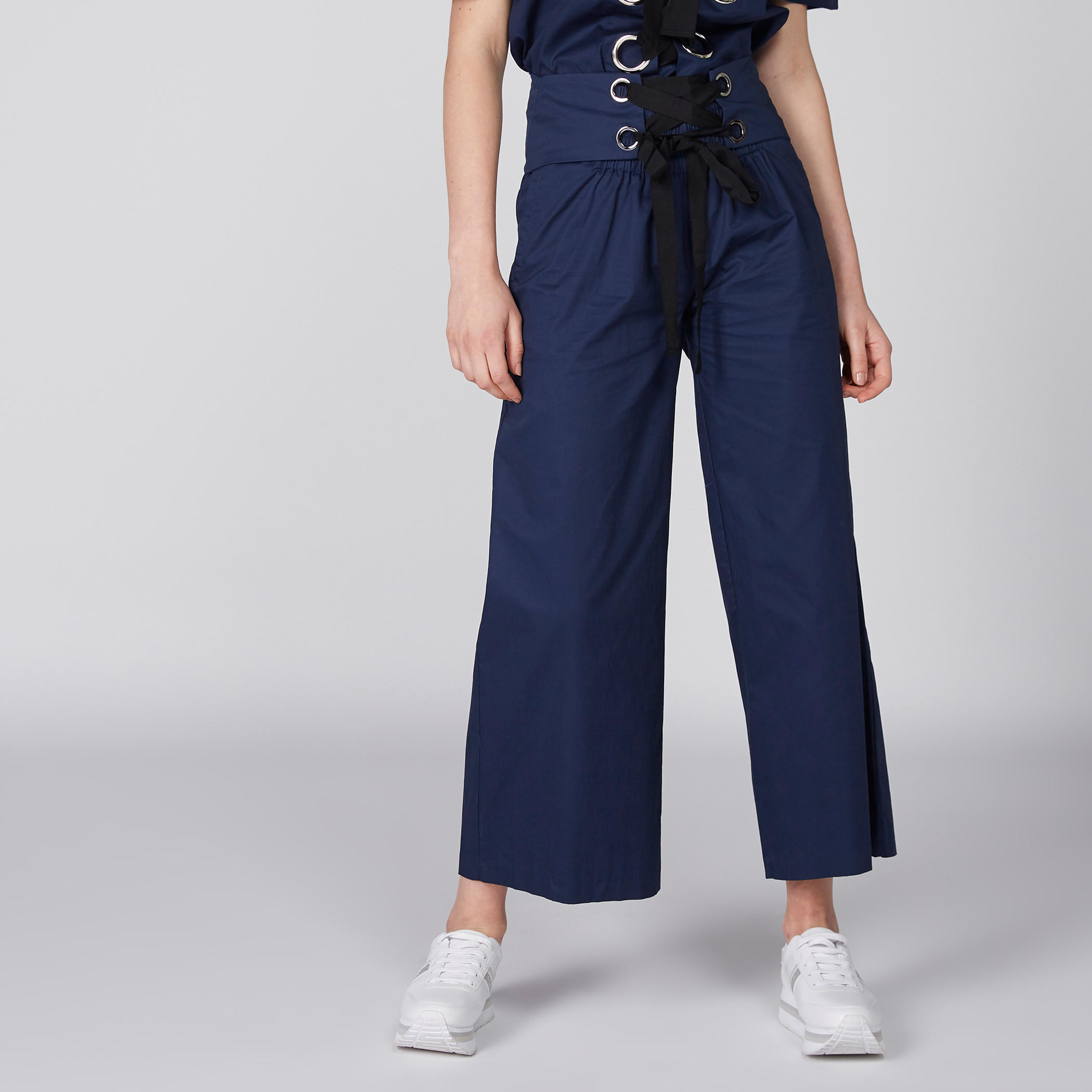 بنطال بالازو برباط وسحّاب إغلاق-women-clothing-bottoms-trousers-image-1