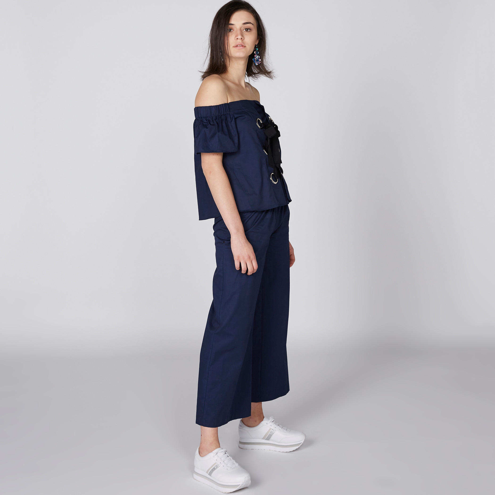 بنطال بالازو برباط وسحّاب إغلاق-women-clothing-bottoms-trousers-image-2
