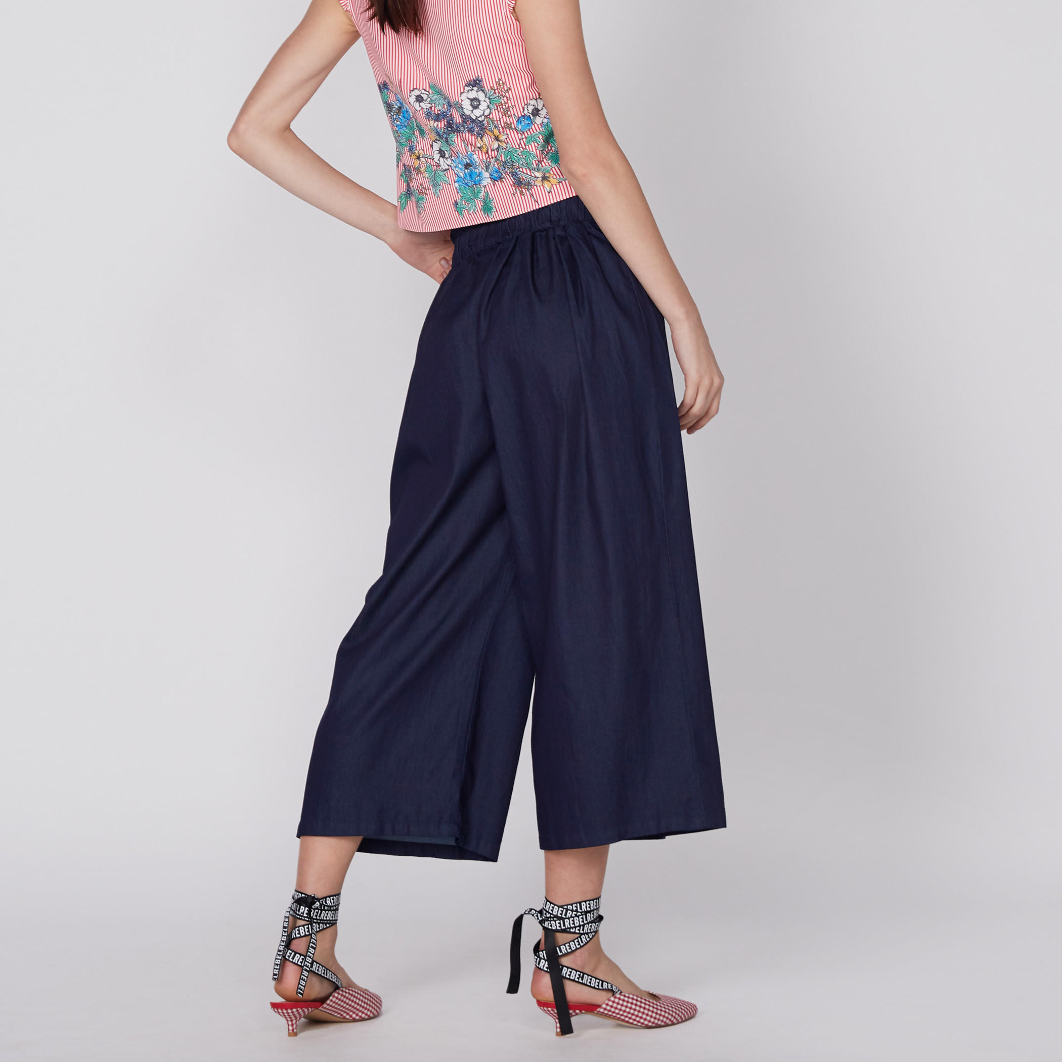 بنطال واسع الساقين بجيوب ورباط إغلاق-women-clothing-bottoms-trousers-image-4