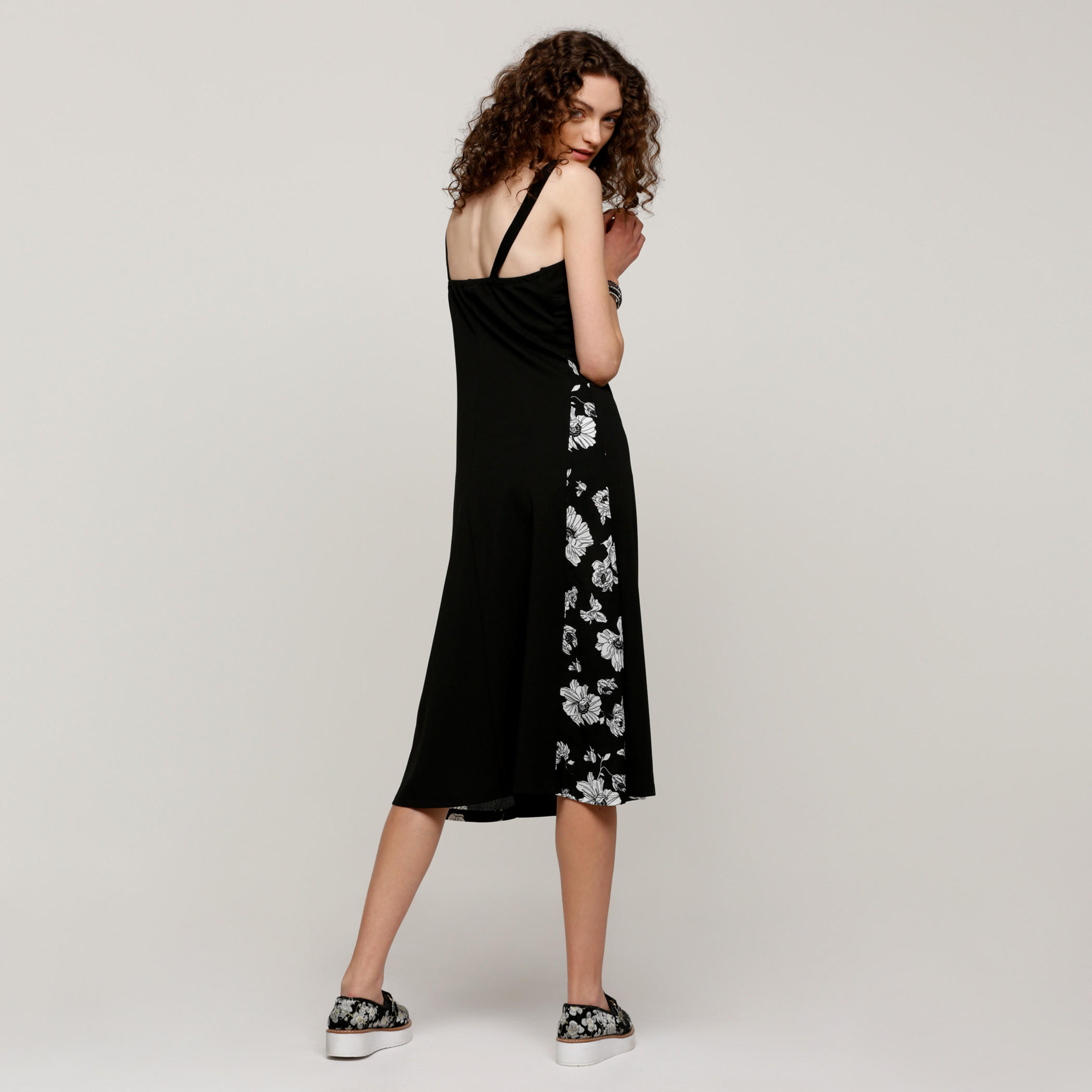 فستان متوسط الطول بحمّالات عريضة وسحّاب مع طبعات-women-clothing-dresses-image-2