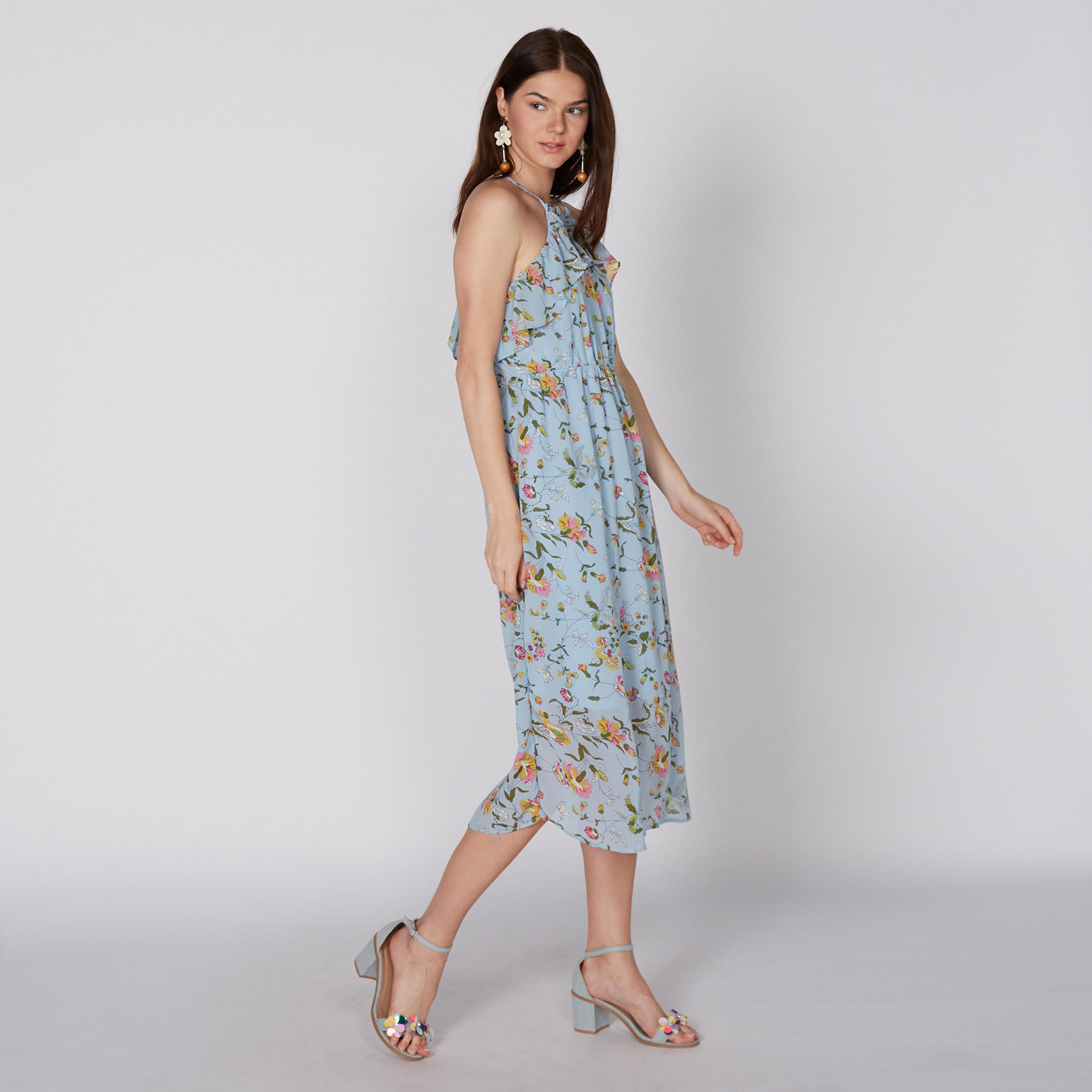 فستان ميدي بتفاصيل كشكش-women-clothing-dresses-image-3