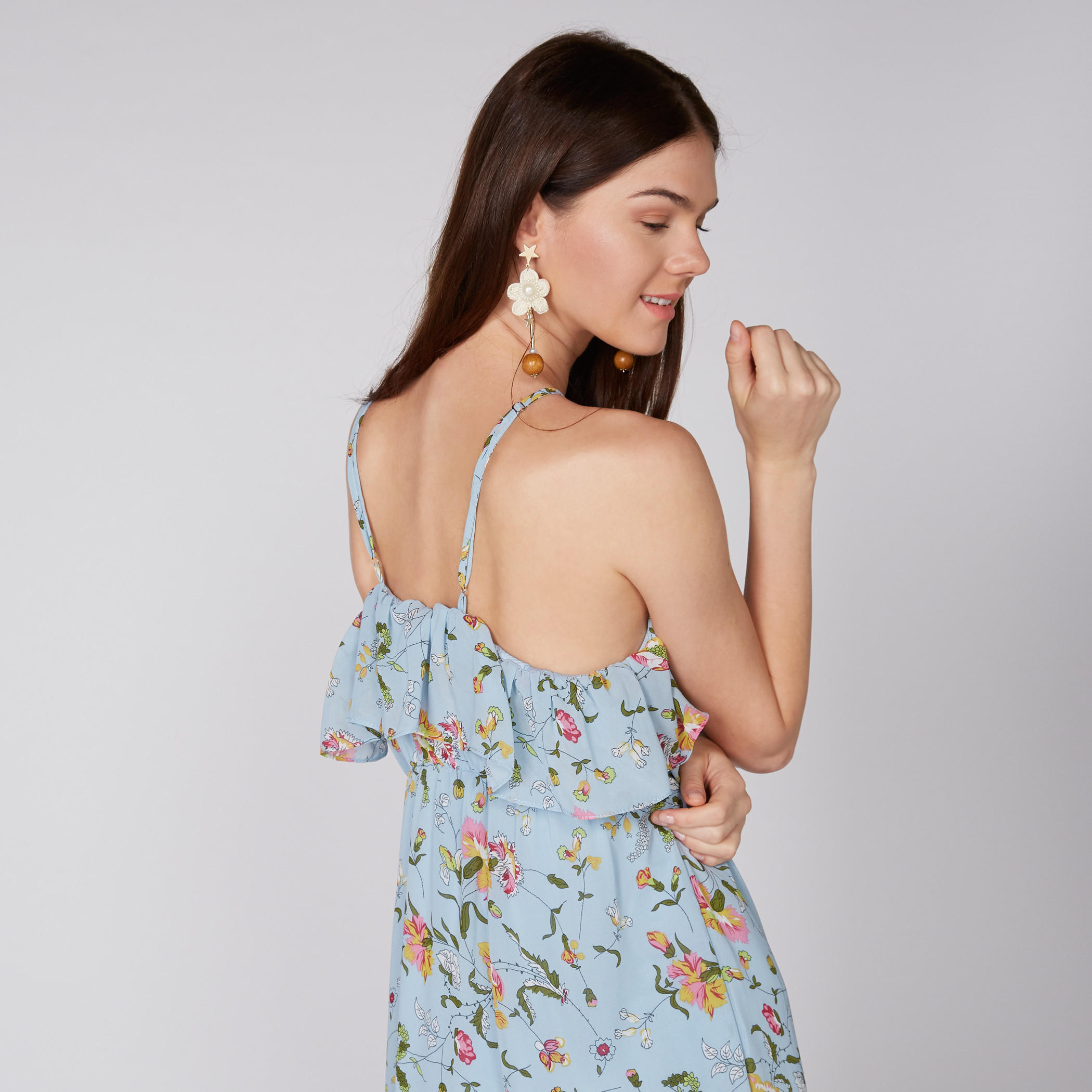 فستان ميدي بتفاصيل كشكش-women-clothing-dresses-image-2
