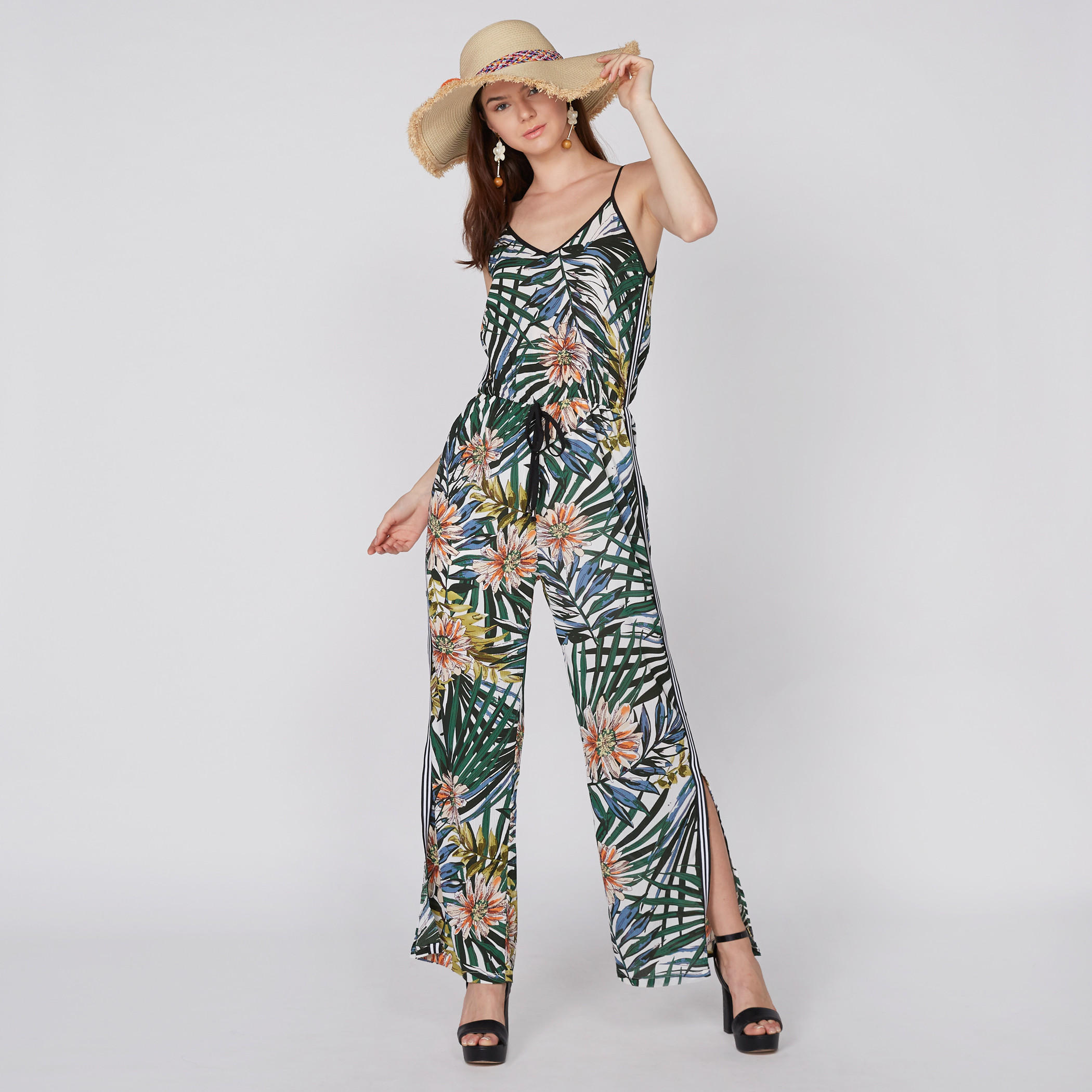 أفرول بجيوب وطبعات وفتحة جانبية-women-clothing-jumpsuits-image-1