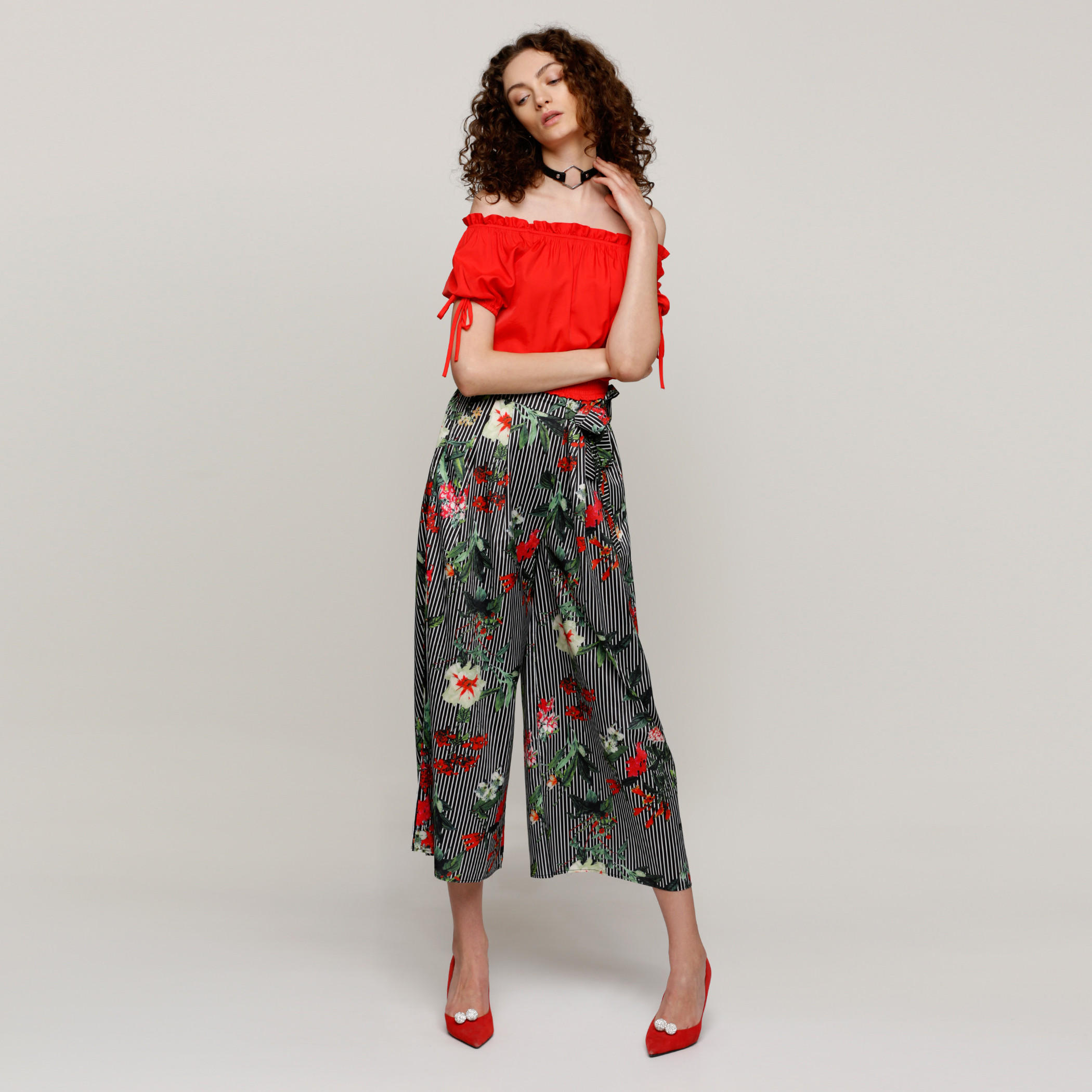 بلوزة قصيرة مكشوفة الأكتاف برباط-women-clothing-shirtsandblouses-blouses-image-5