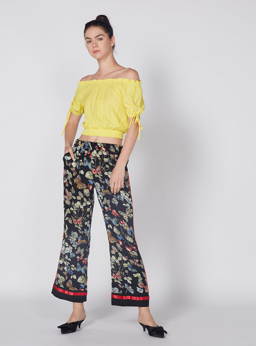 بلوزة قصيرة مكشوفة الأكتاف برباط على الأكمام-women-clothing-shirtsandblouses-blouses-image-4