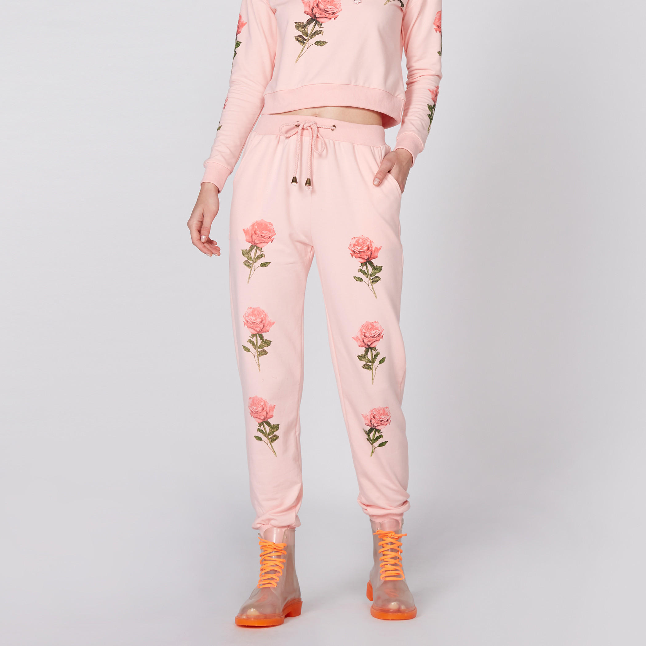Printed Full Length Jog Pants with Elasticised Waistband-women-clothing-bottoms-joggers-image-2