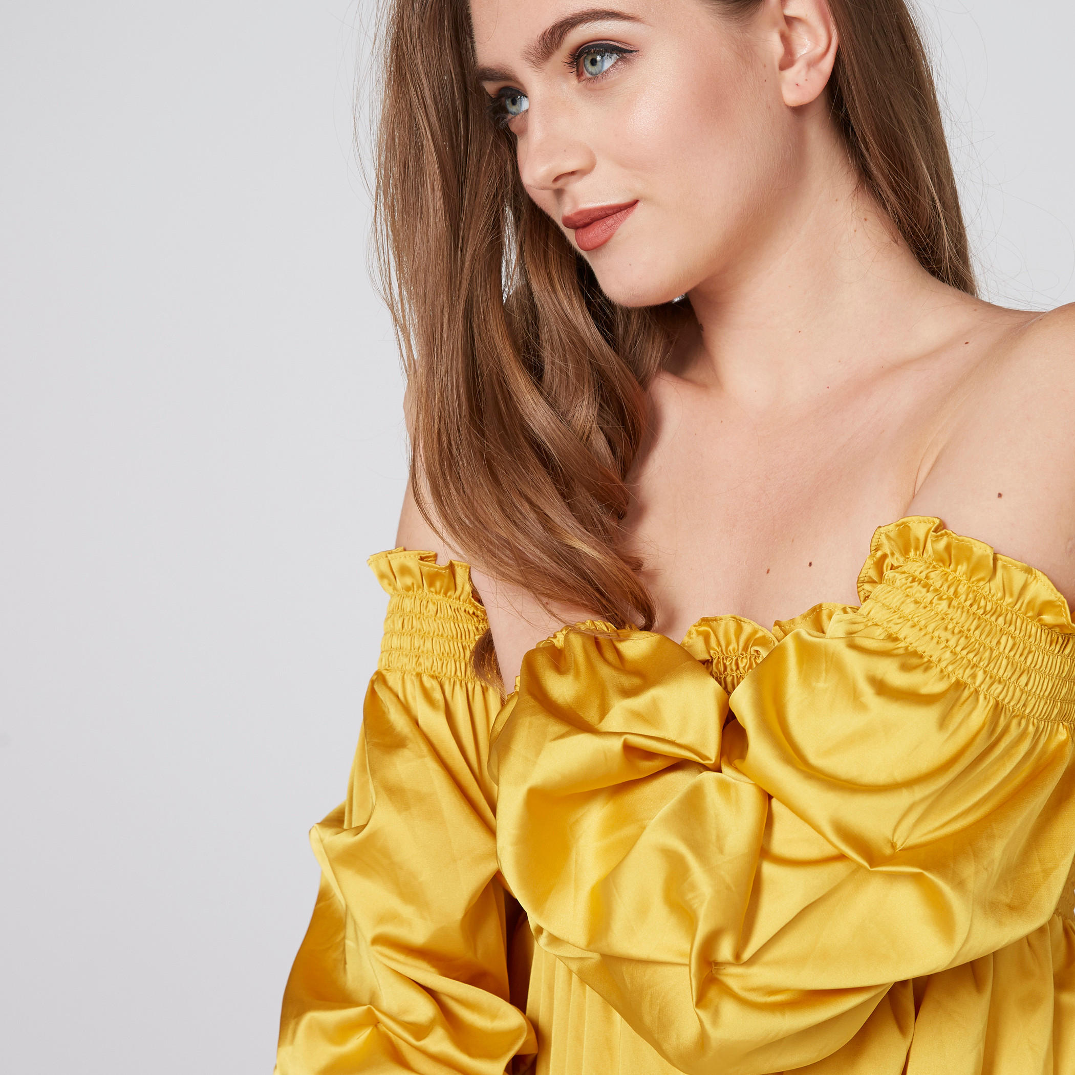 بلوزة مكشوفة الأكتاف بأكمام 3/4 وتفاصيل تطريز-women-clothing-shirtsandblouses-blouses-image-4