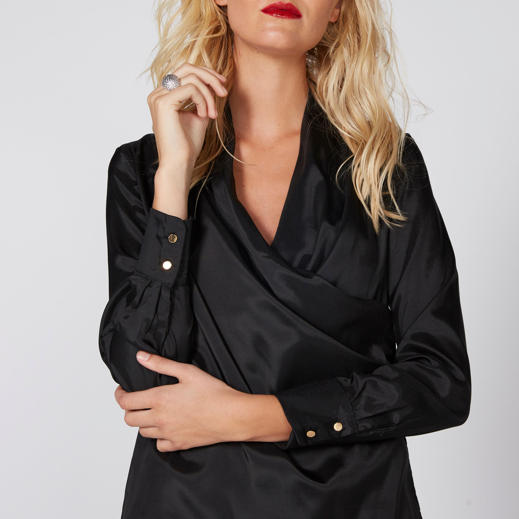 V-Neck Top with Long Sleeves-women-clothing-shirtsandblouses-blouses-image-2