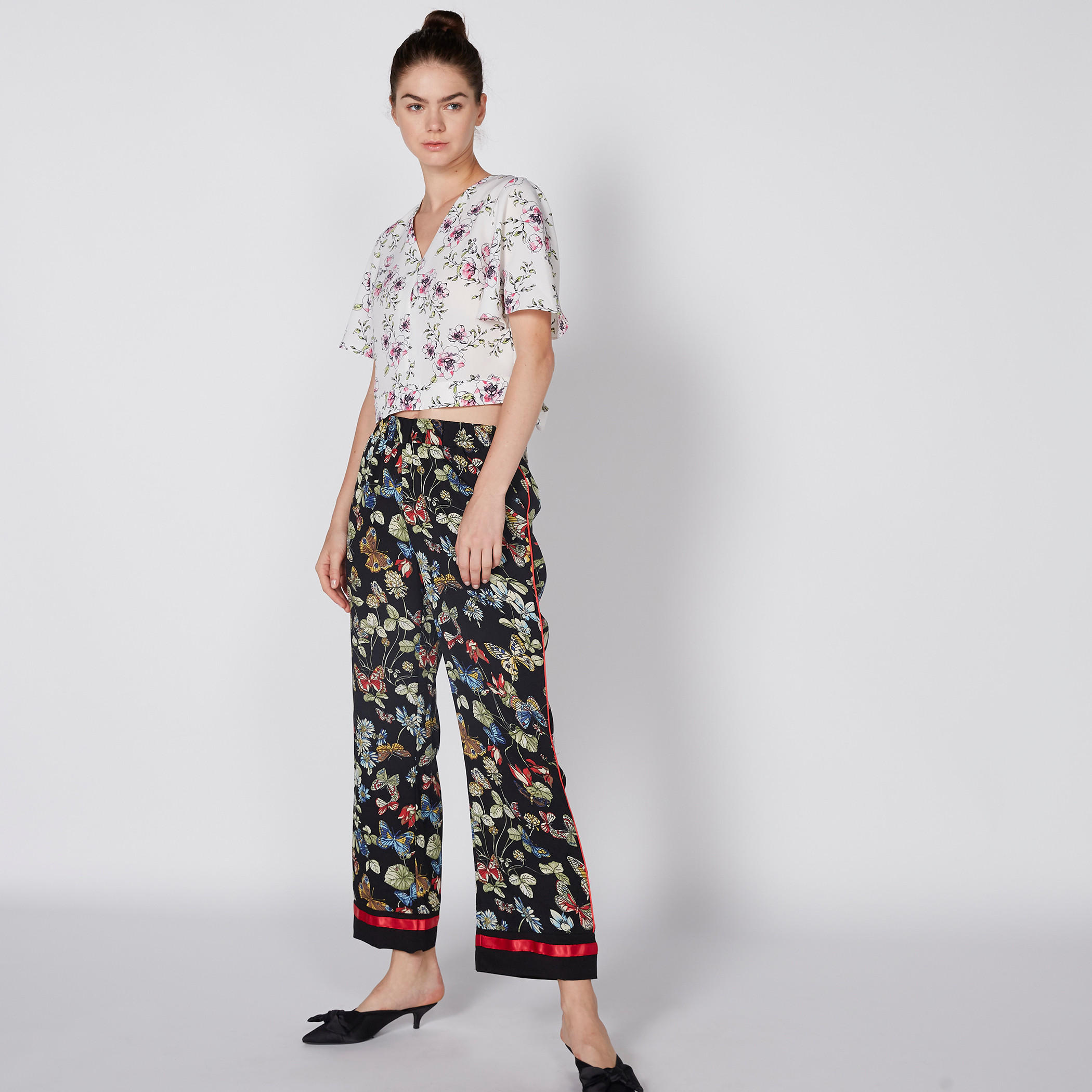 بنطال بالازو بخصر مطّاطي وطبعات-women-clothing-bottoms-trousers-image-2