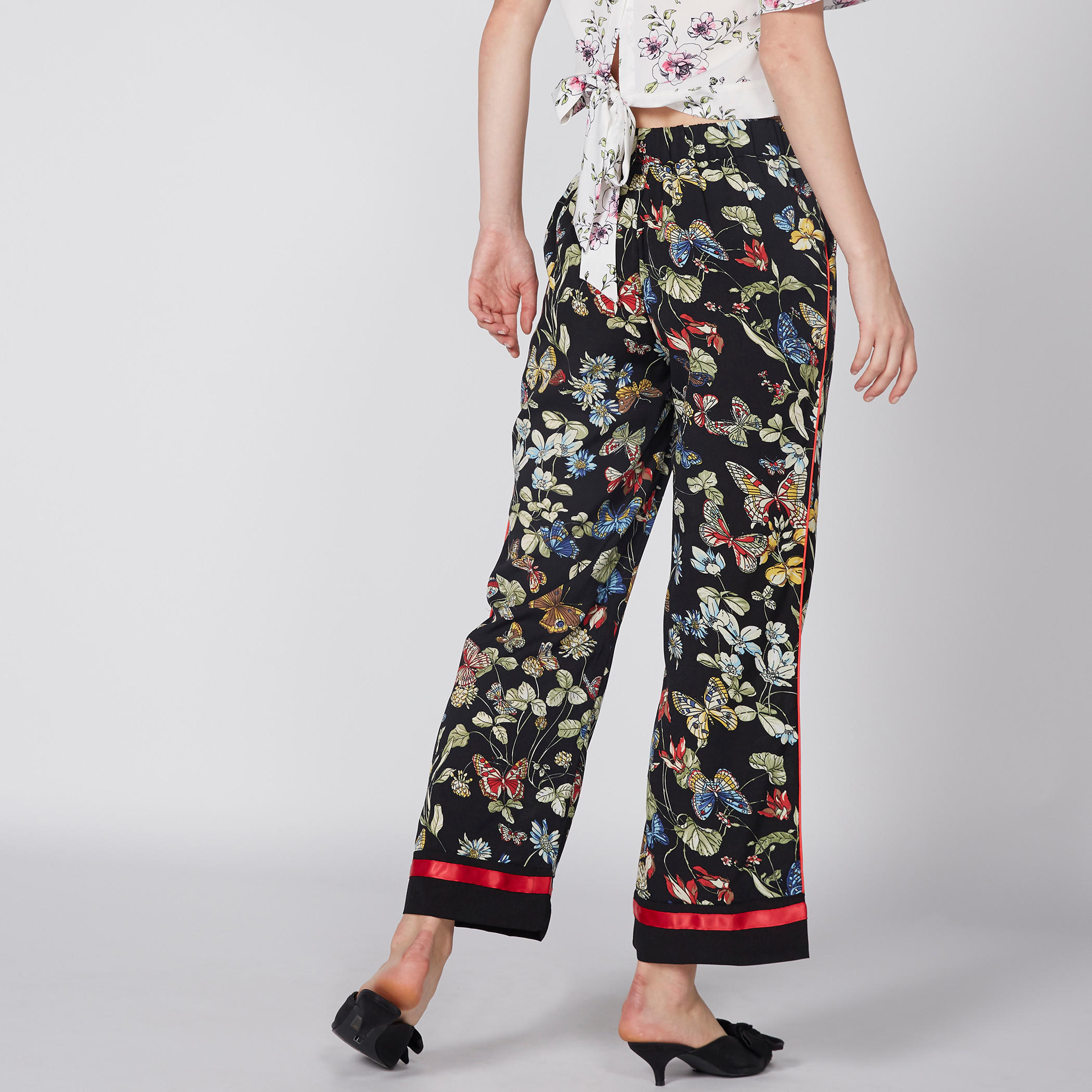 بنطال بالازو بخصر مطّاطي وطبعات-women-clothing-bottoms-trousers-image-5