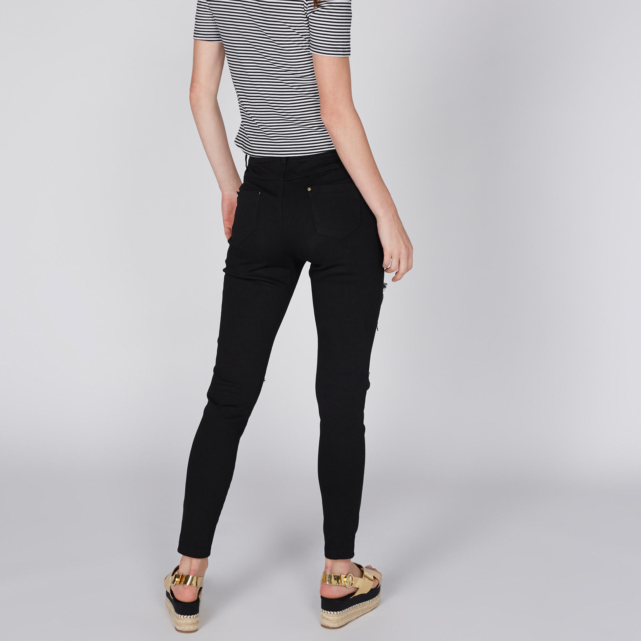 Full Length Jeans with Mesh Insert and Rose Applique-women-clothing-bottoms-jeans-image-5