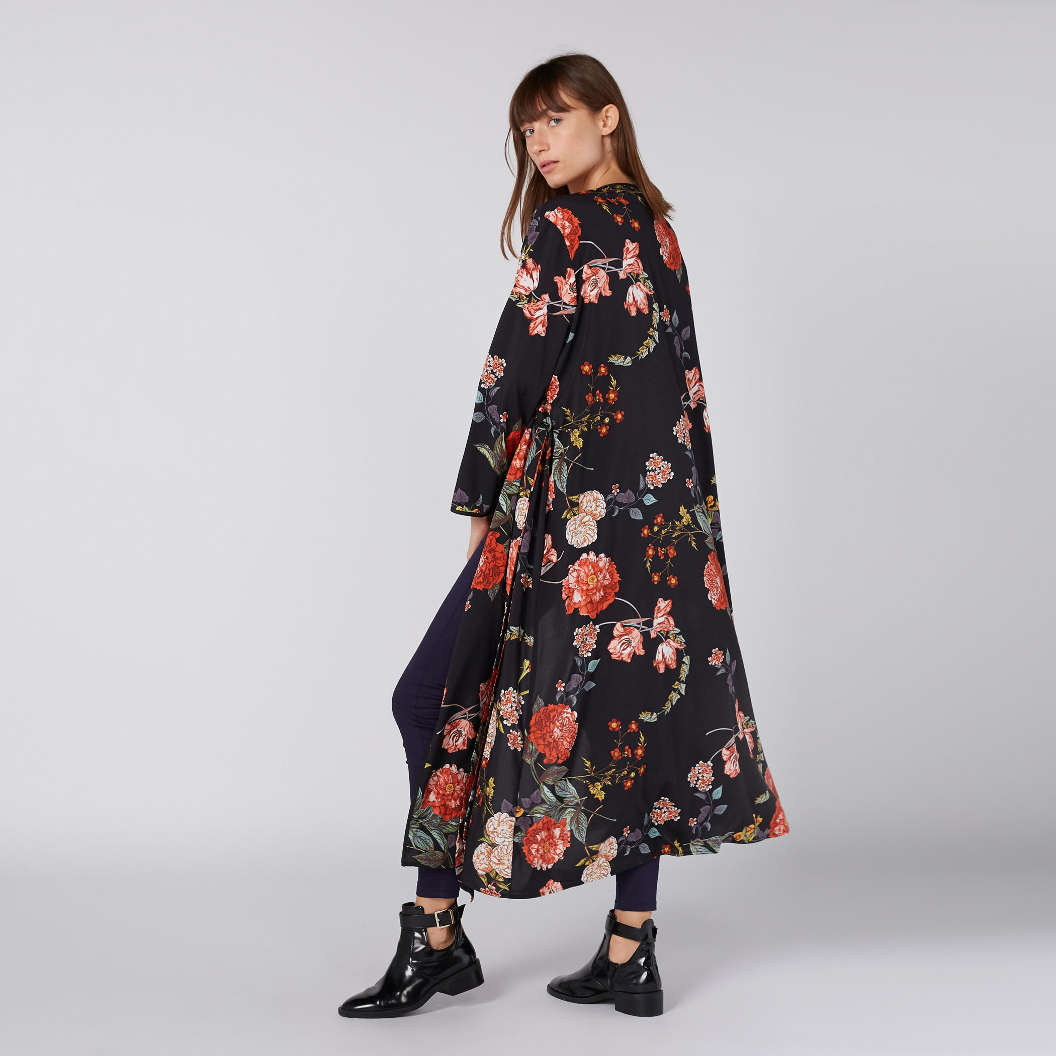 سترة طويلة مفتوحة من المقدمة بأربطة-women-winterwear-cardigansandjumpers-cardigans-image-3