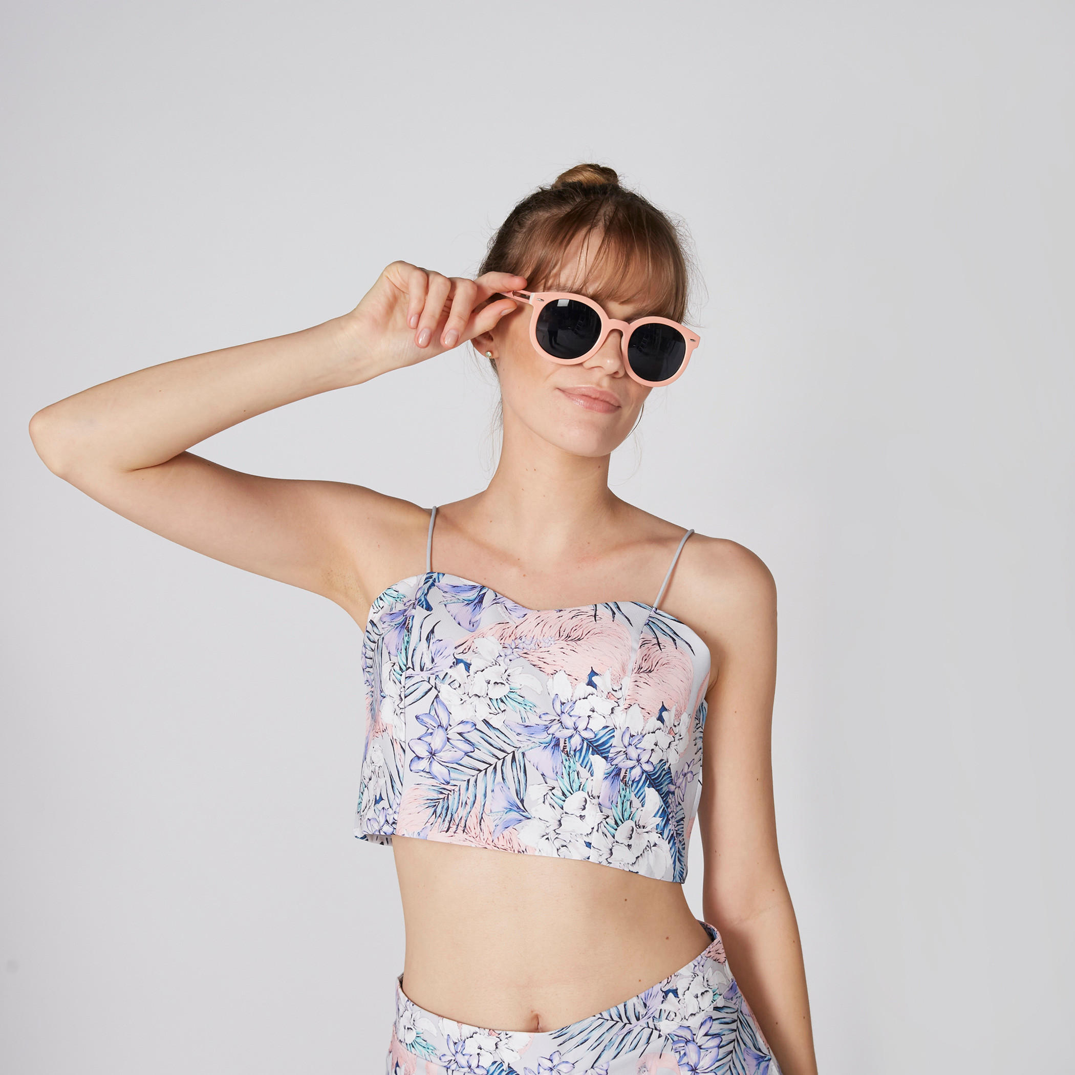 Printed Bralette with Back Zip Closure and Spaghetti Straps-women-clothing-shirtsandblouses-blouses-image-3