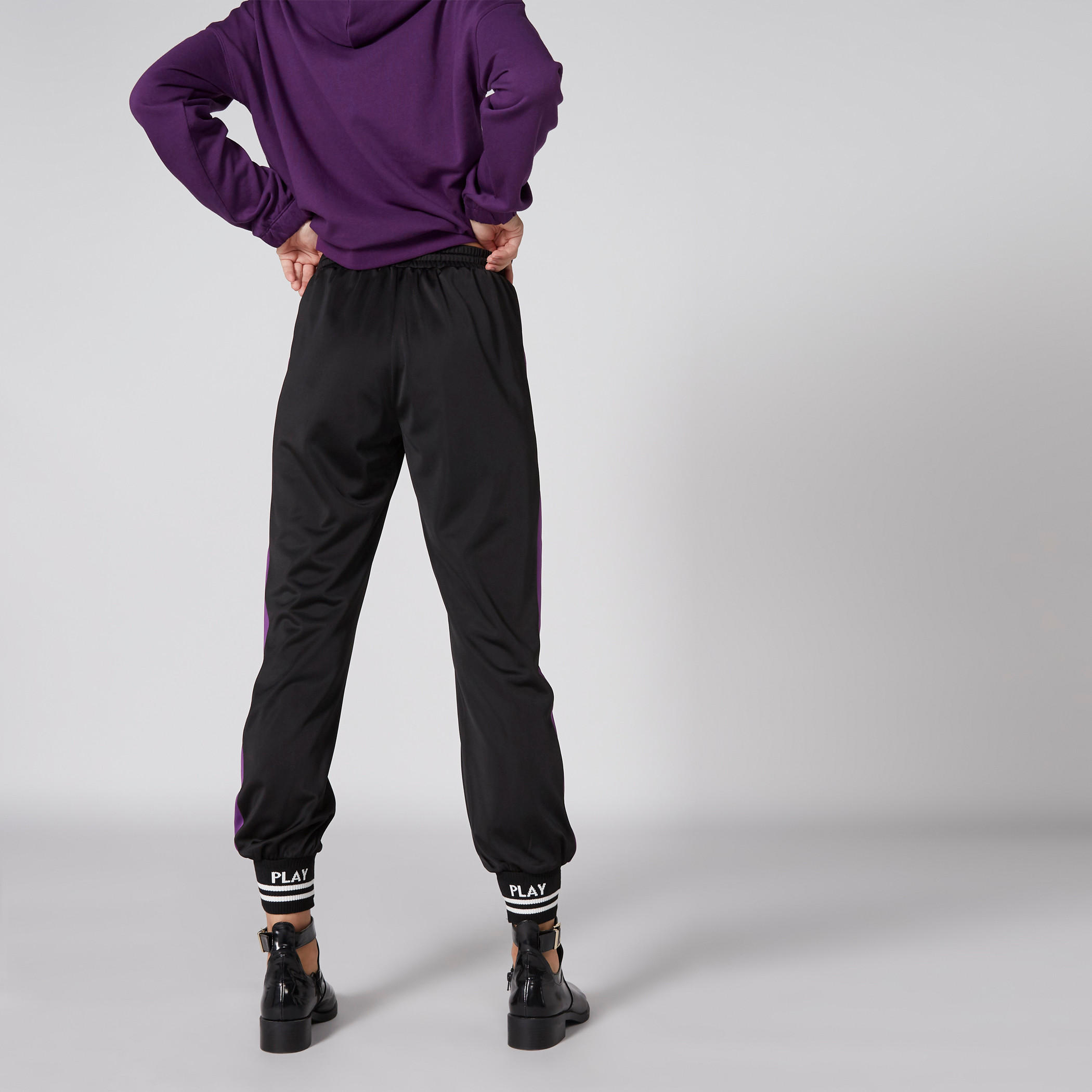 بنطال رياضي طويل بخصر مطّاطي وجيوب-women-clothing-bottoms-joggers-image-2
