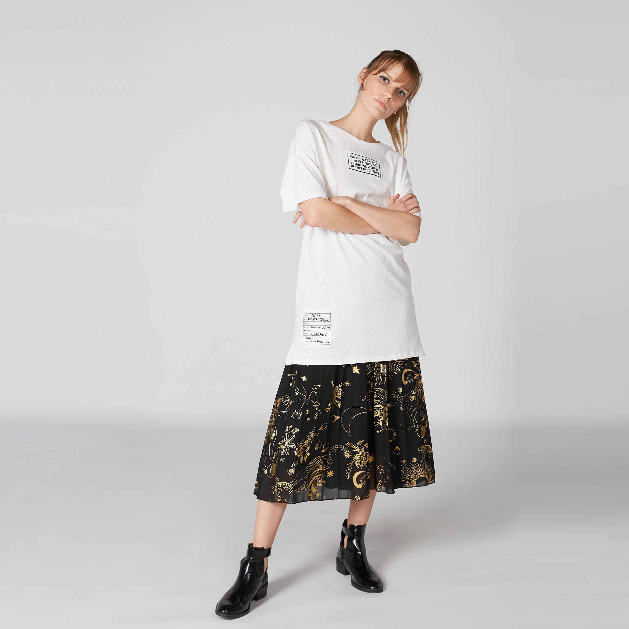 تيشيرت طويل بأكمام قصيرة وطبعات-women-clothing-tshirts-image-3