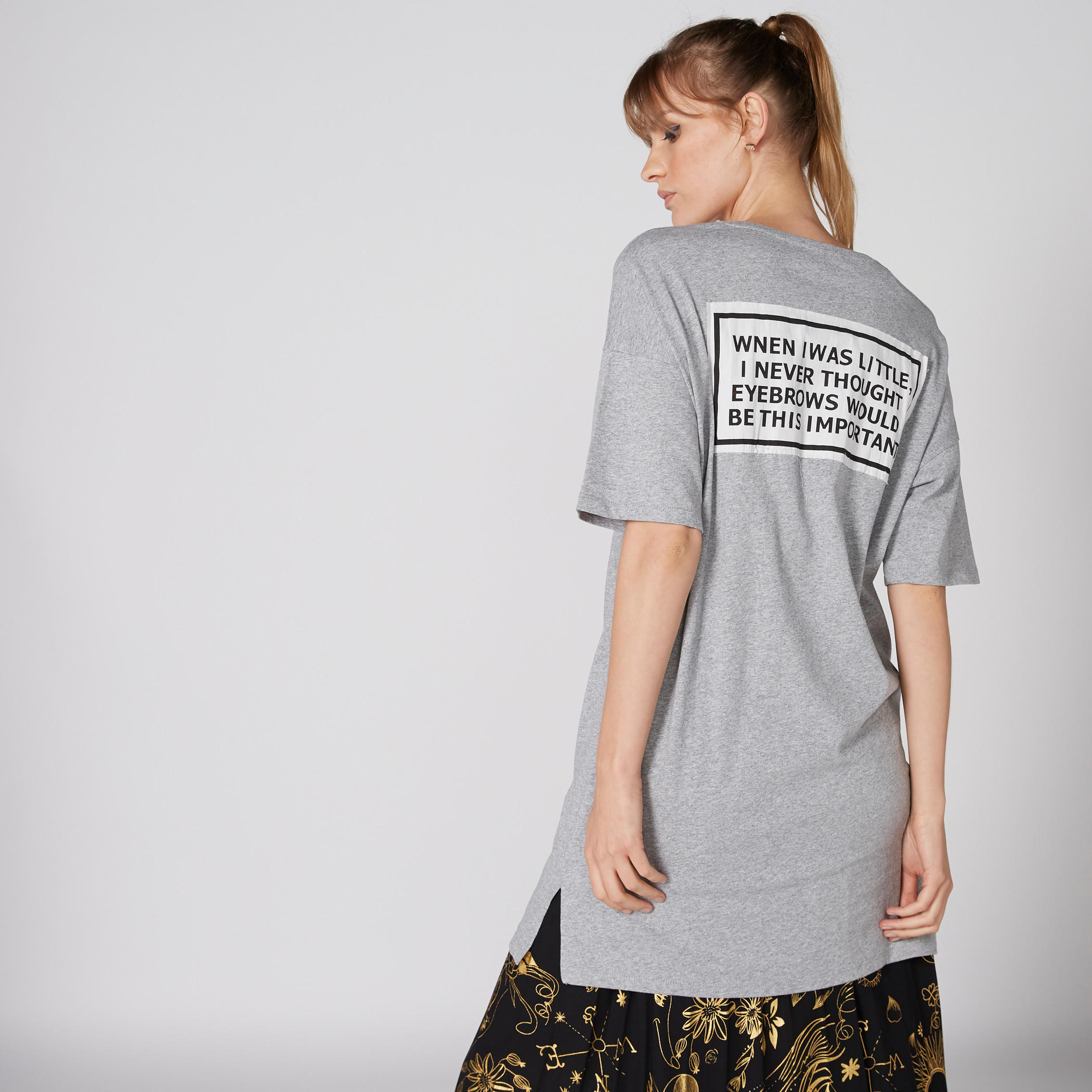 Printed Longline T-Shirt with Short Sleeves-women-clothing-tshirts-image-2