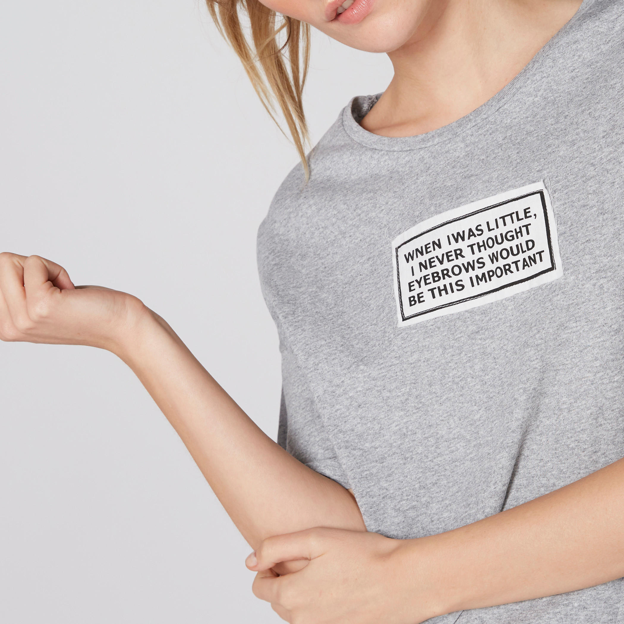 Printed Longline T-Shirt with Short Sleeves-women-clothing-tshirts-image-4