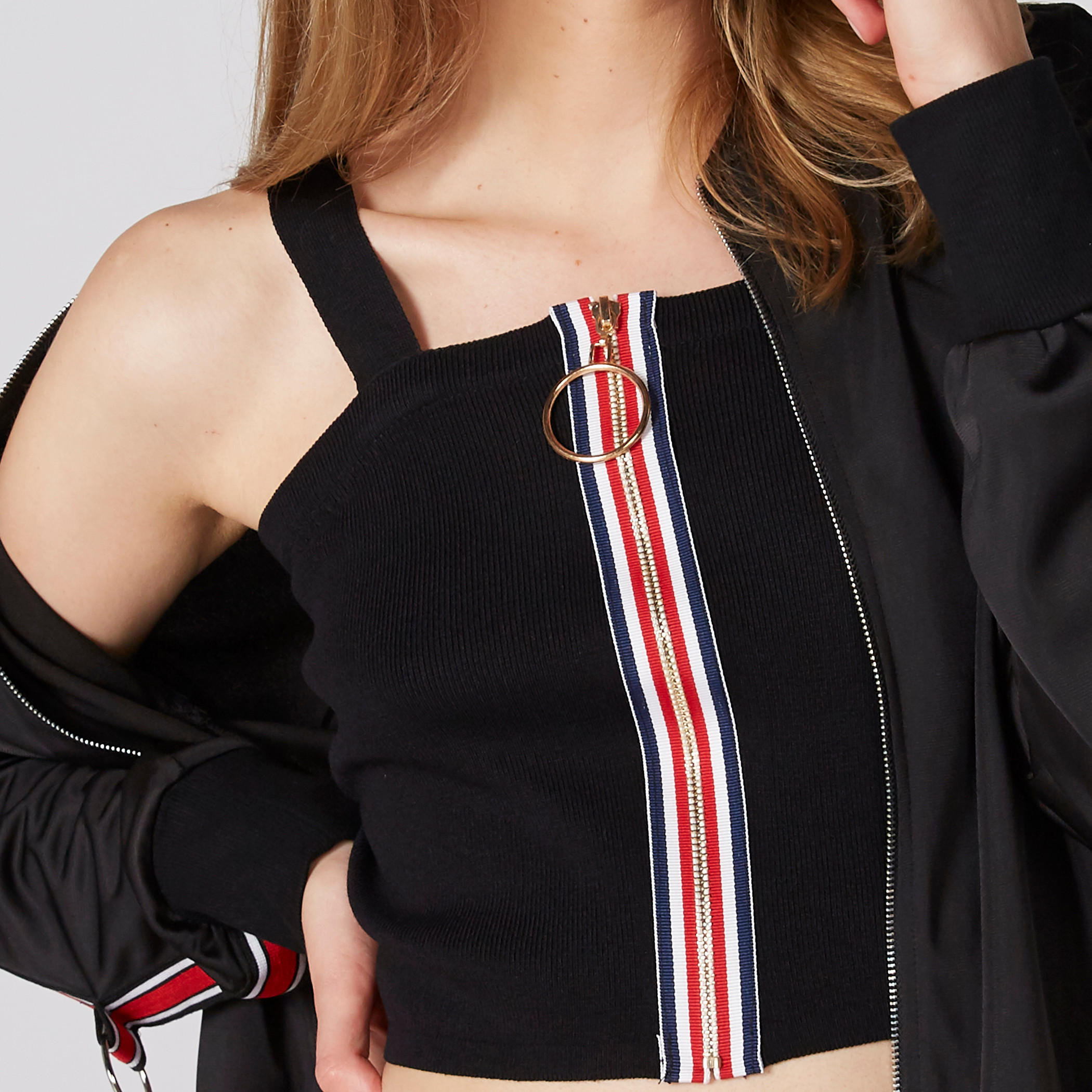 بلوزة قصيرة دون أكمام بسحّاب إغلاق-women-clothing-shirtsandblouses-blouses-image-4