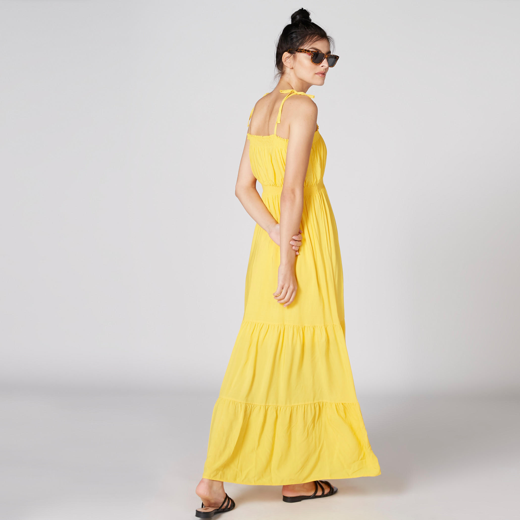 فستان طويل بأربطة ودرزات-women-clothing-dresses-image-2