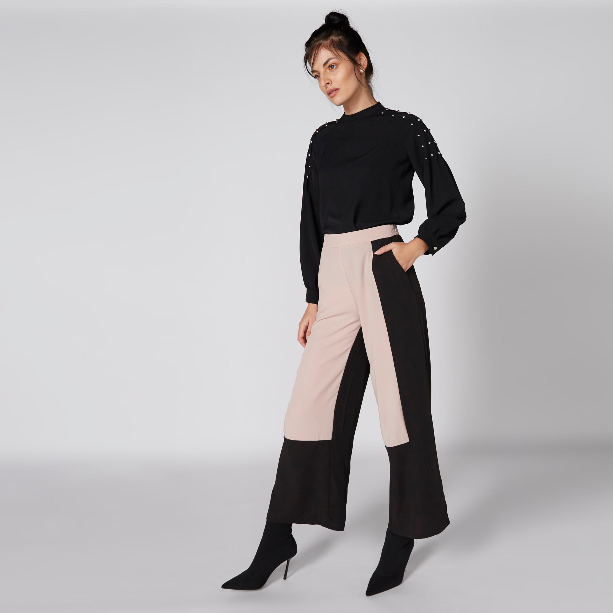 بنطال بالازو طويل بجيوب-women-clothing-bottoms-trousers-image-1