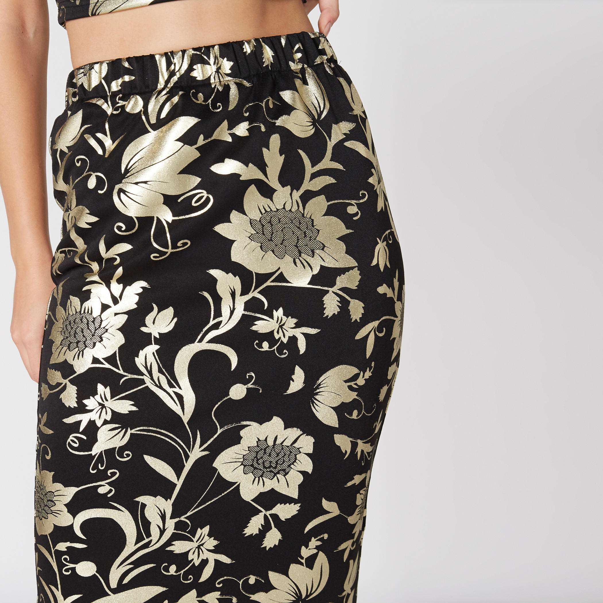 2Xtremz Printed Bodycon Skirt with Elasticised Waistband-women-clothing-bottoms-skirts-image-4