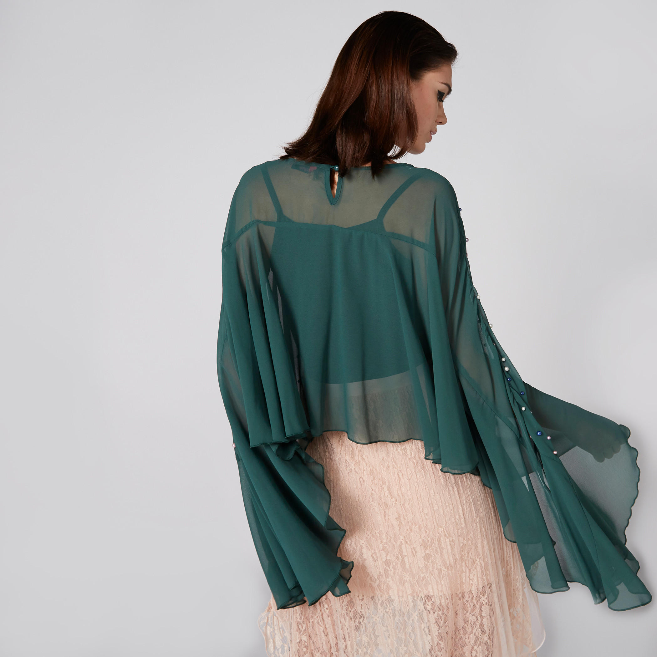 بلوزة مزيّنة بياقة مستديرة وأكمام متصلة-women-clothing-shirtsandblouses-blouses-image-2