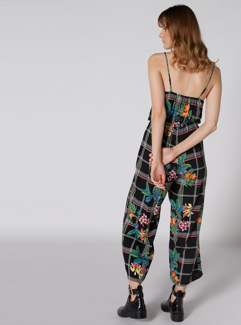 أفرول بحمّالات رفيعة ورباط وطبعات أزهار-women-clothing-jumpsuits-image-2